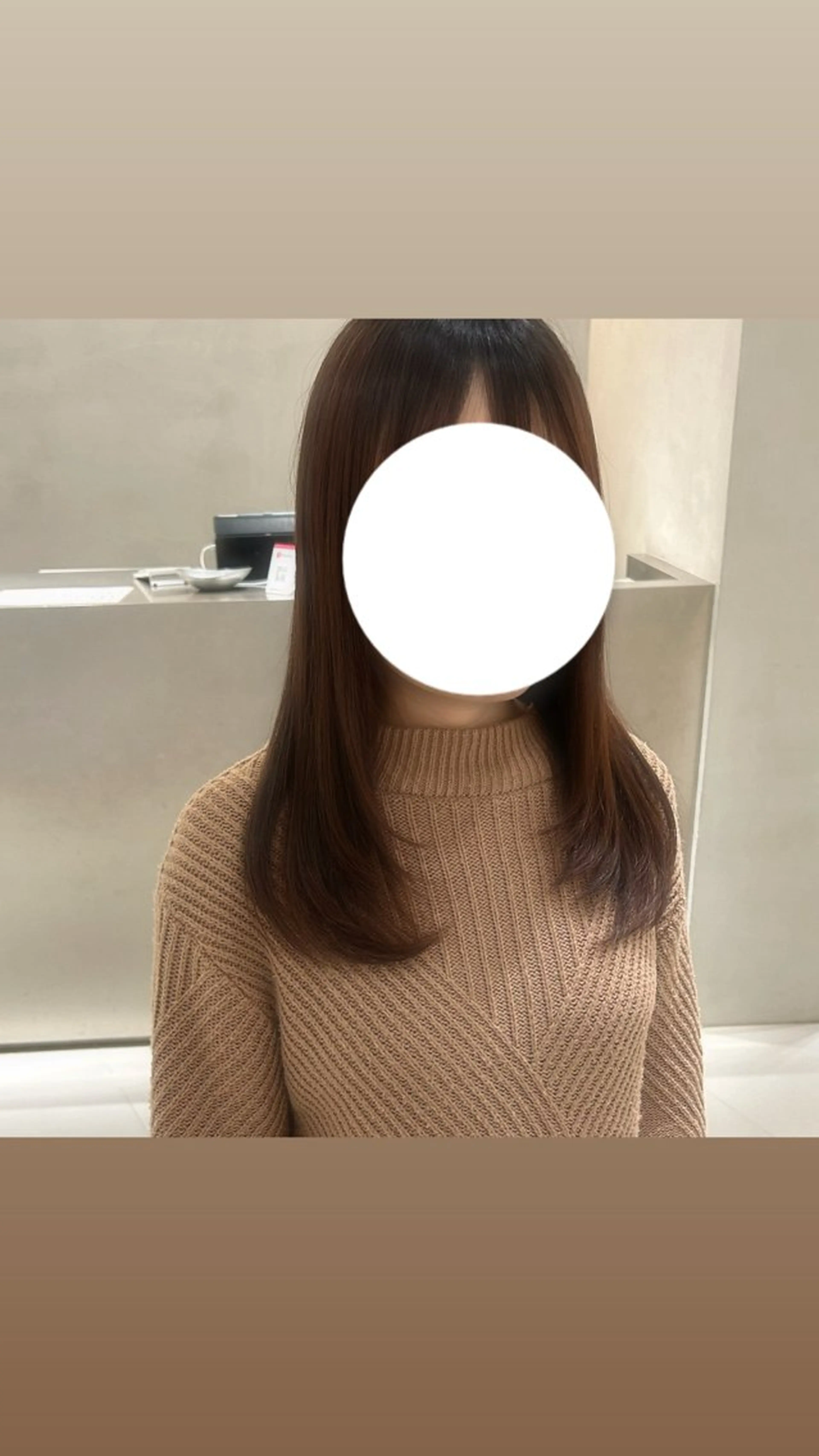 セミロング こばやし にな 🦖⋆͛のヘアスタイル