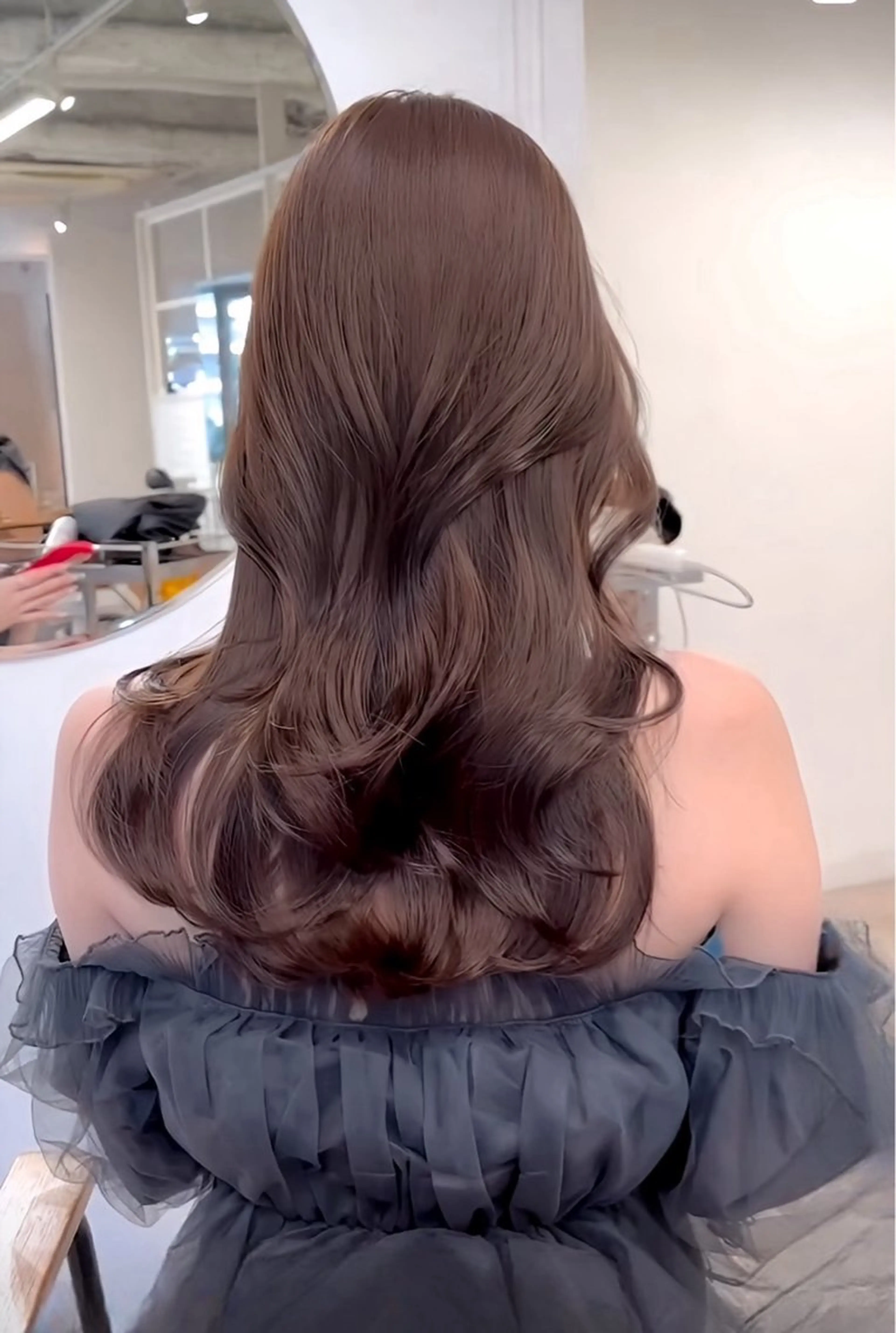 ロング カット ヘアカラー トリートメント 髪質改善/美髪縮毛矯 正のスペシャリストのヘアスタイル