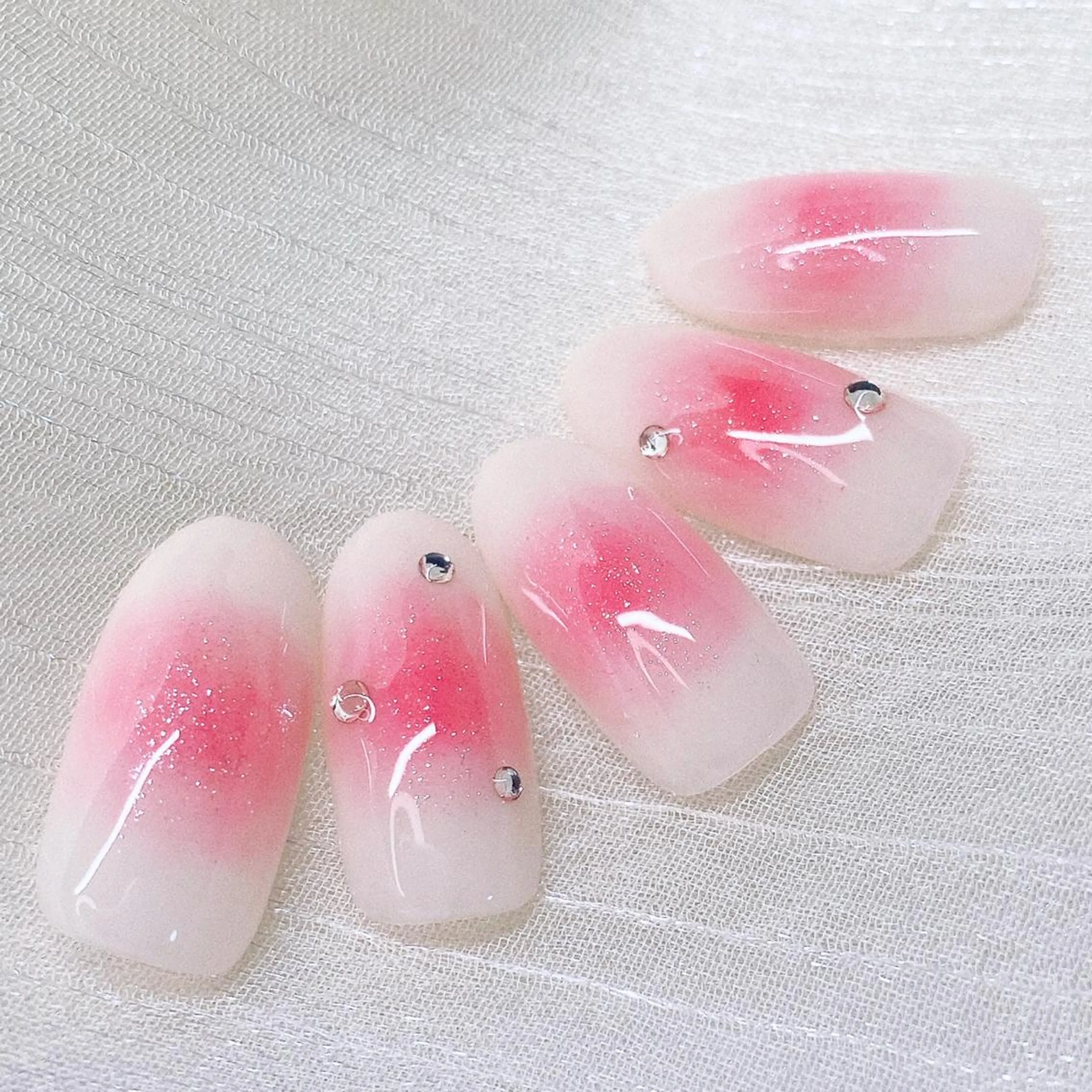 ネイル 長さ出し ハンドネイル Nailist suzuのネイルデザイン