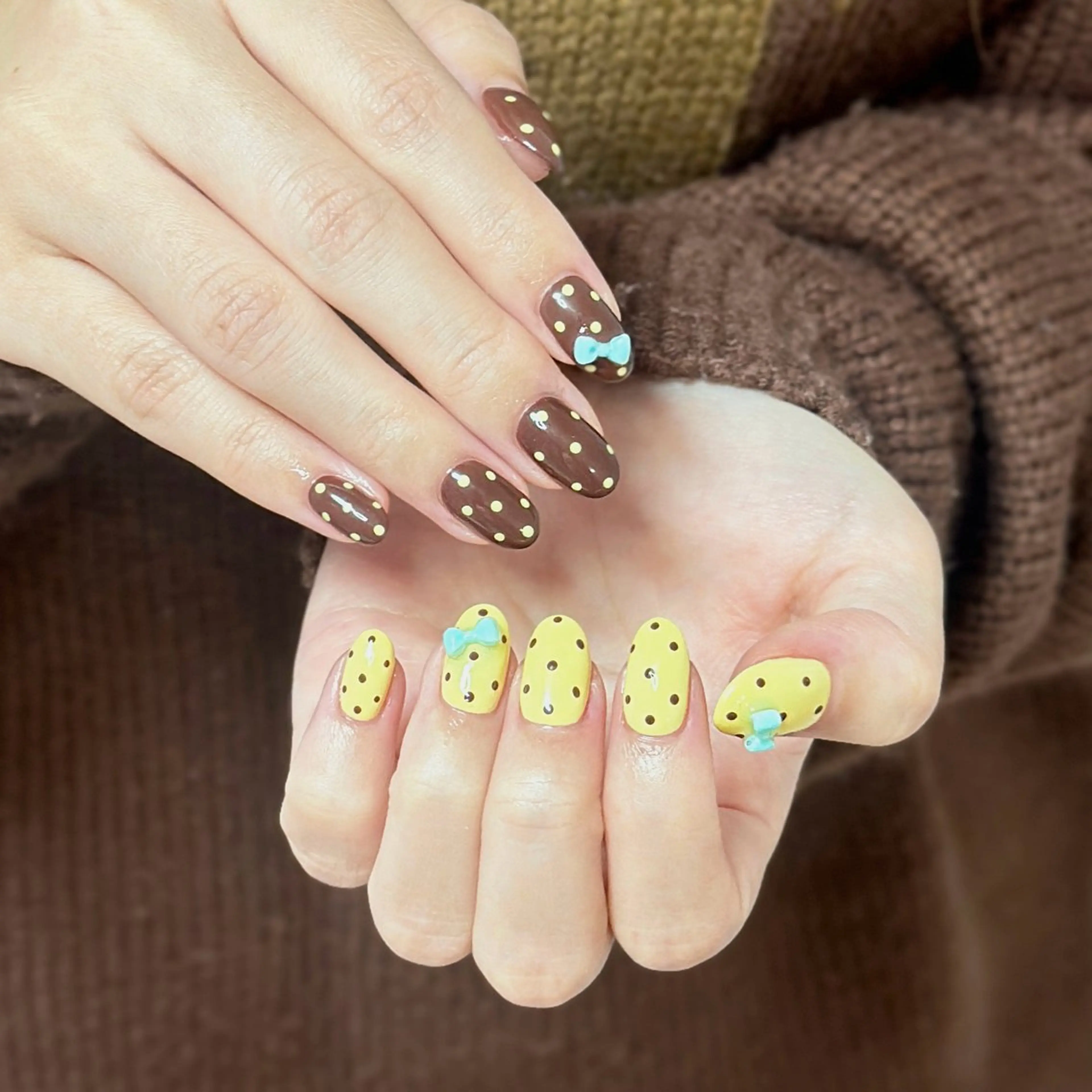 ネイル アートネイル オーロラネイル チークネイル フレンチネイル ガラスフレンチ 🎀YooLi Nail salonのネイルデザイン
