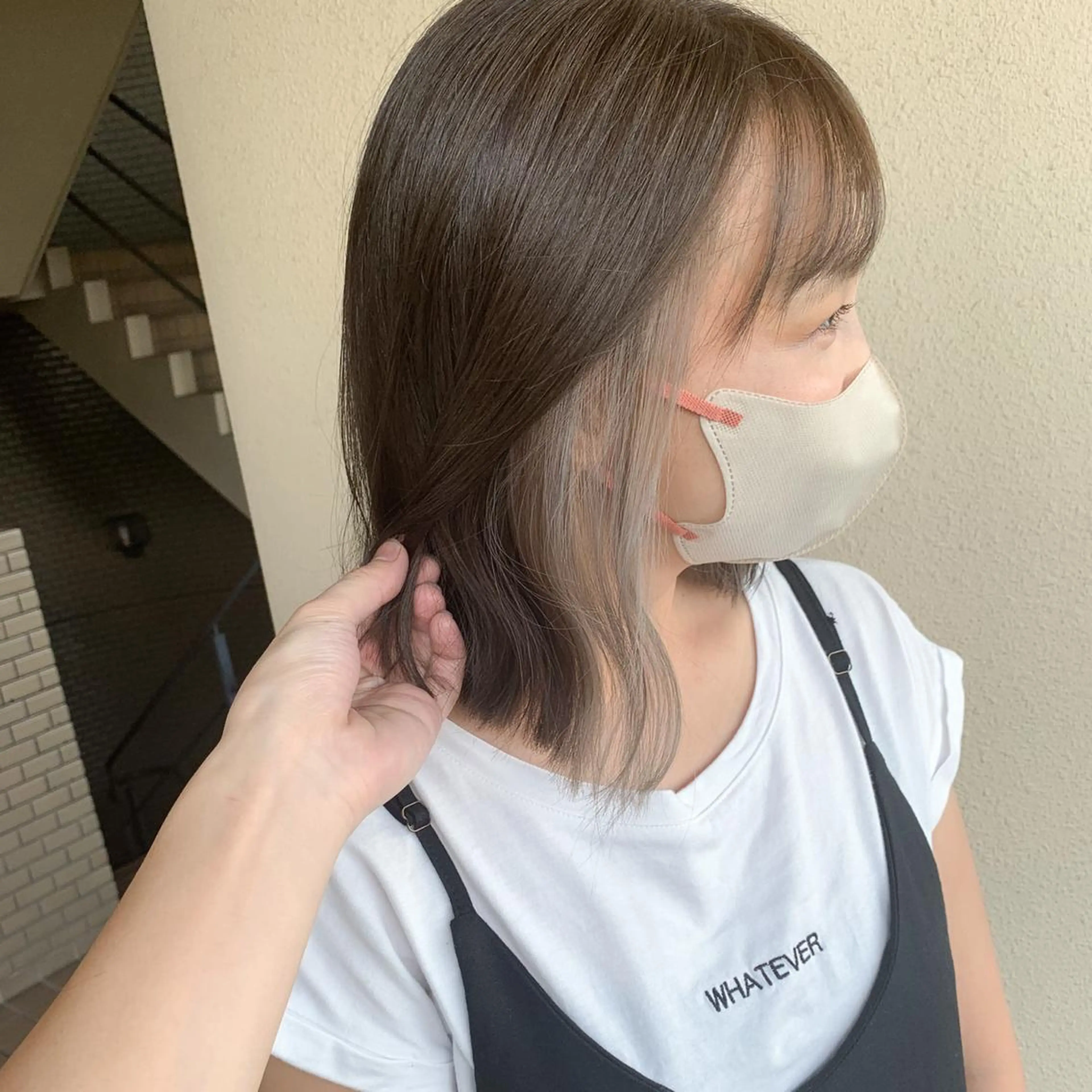 カラー 本町/新町/心斎橋 透明感カラーSANCのヘアスタイル