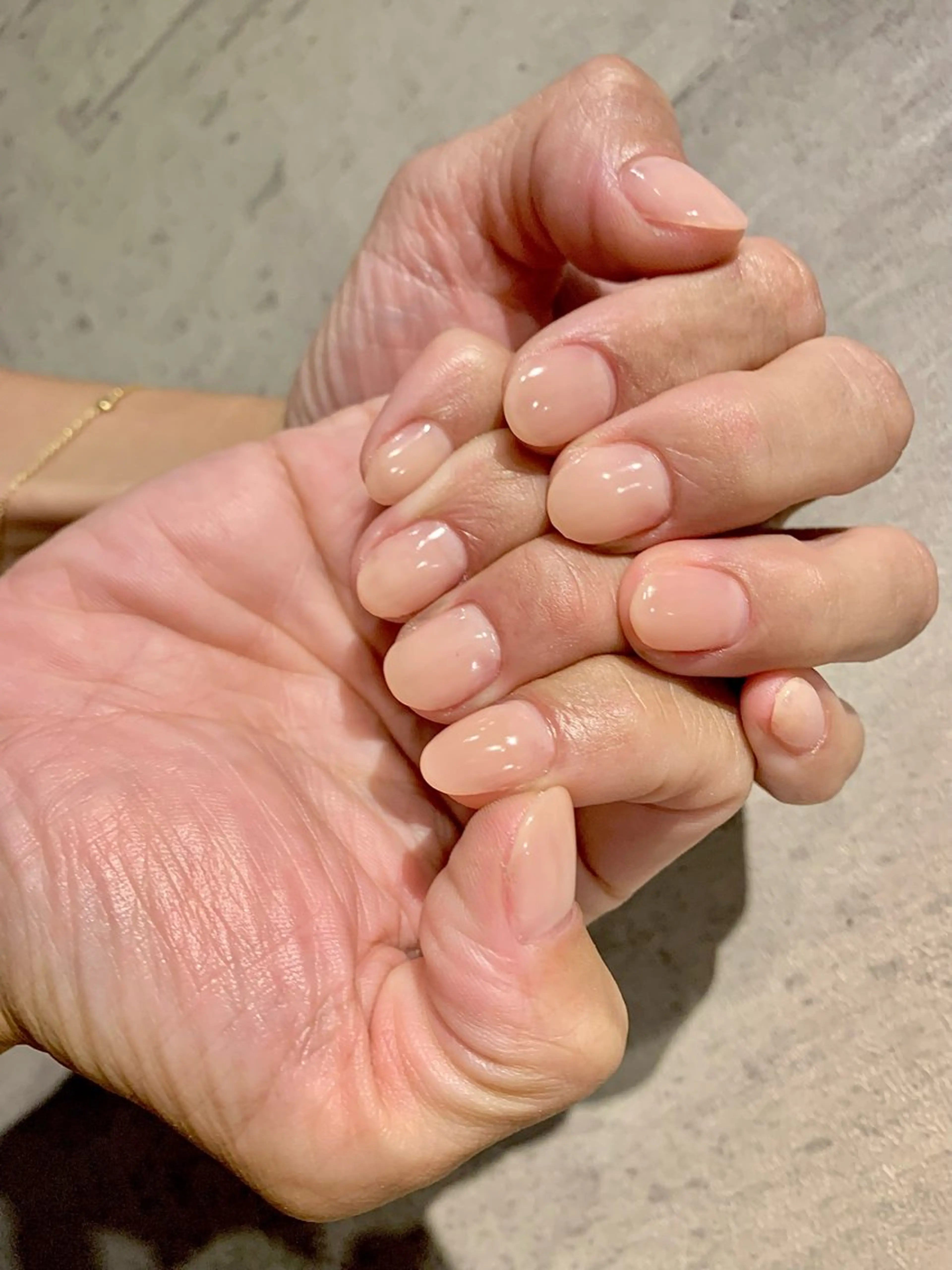 メンズ　ビジネスジェルネイルの写真