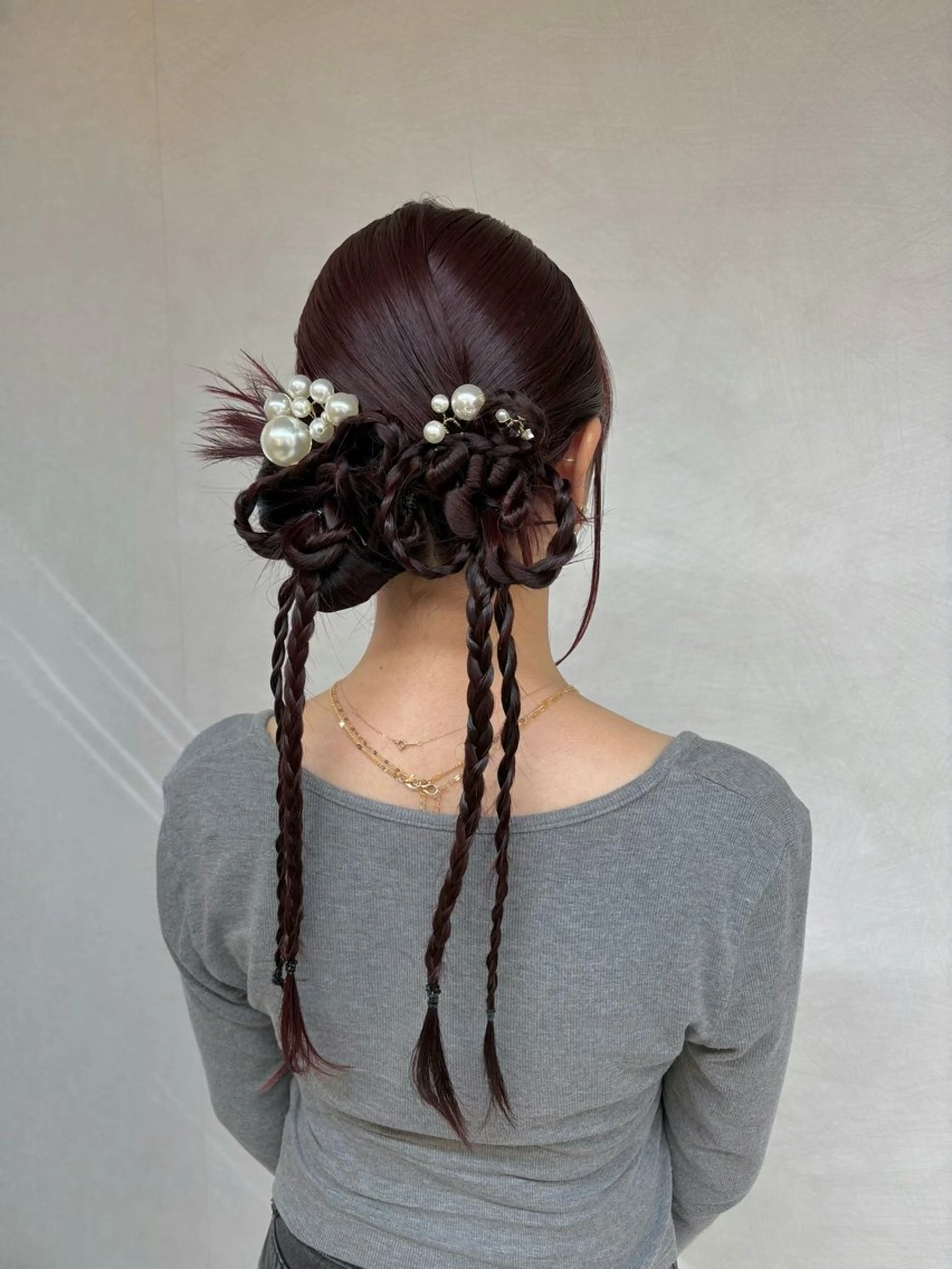 ヘアアレンジ ヘアセット ヘアセット／眉毛カッ ト/Nana〻のヘアスタイル