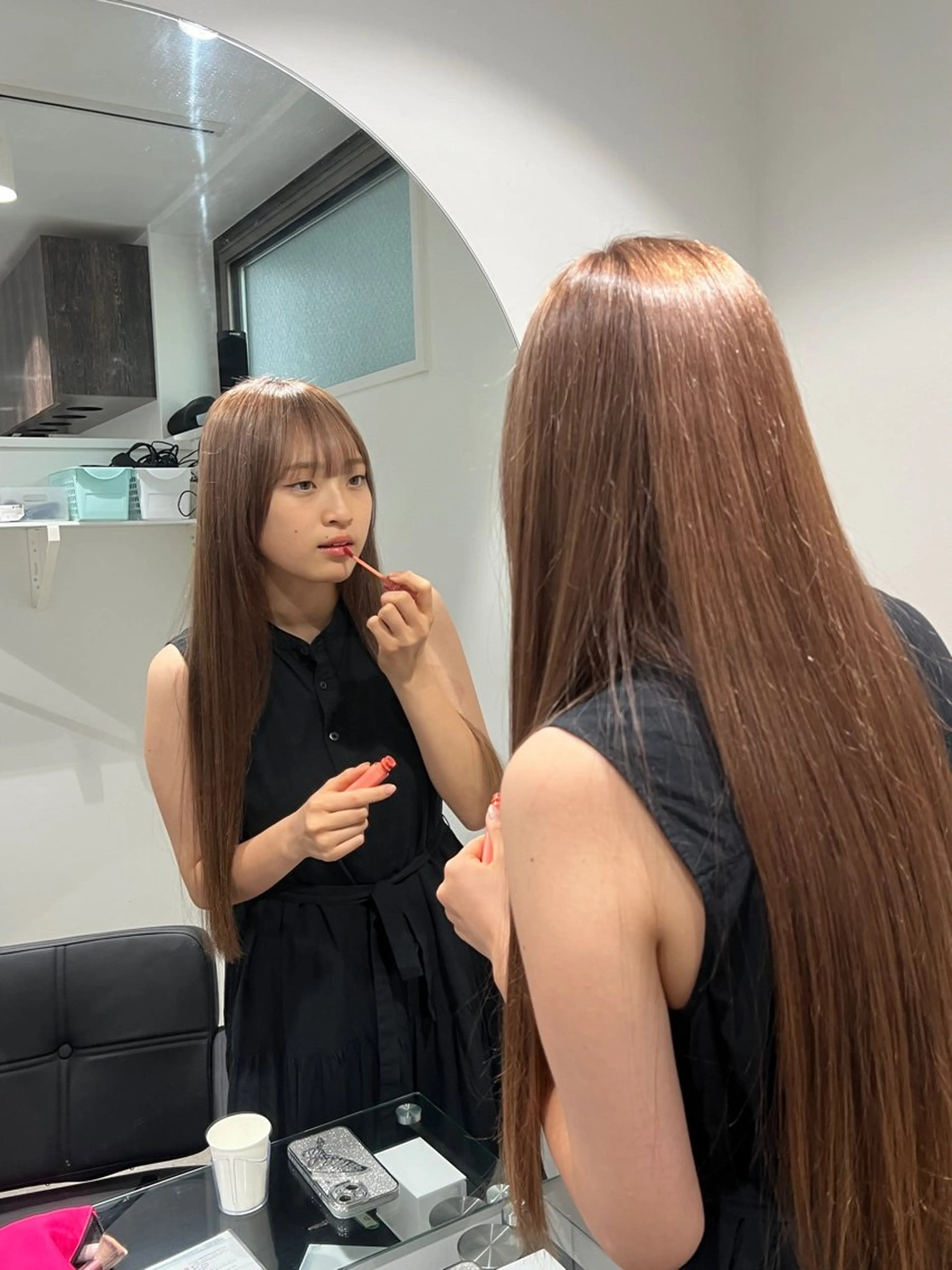 ロング カラー 似合わせスタイル☁️ 堀内志茉🍀のヘアスタイル