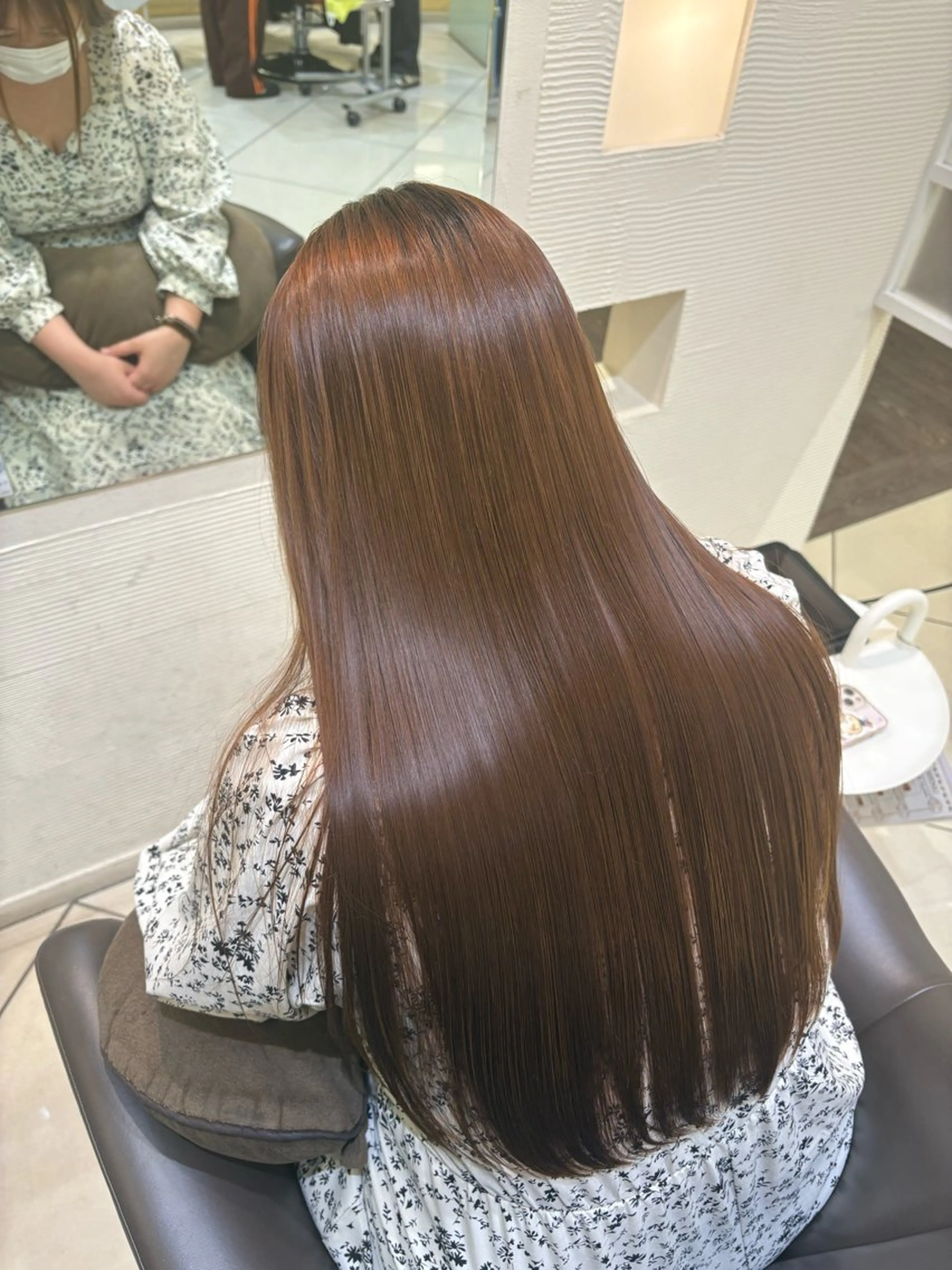 パーマ 縮毛矯正 縮毛矯正/艶髪/ チホリのヘアスタイル