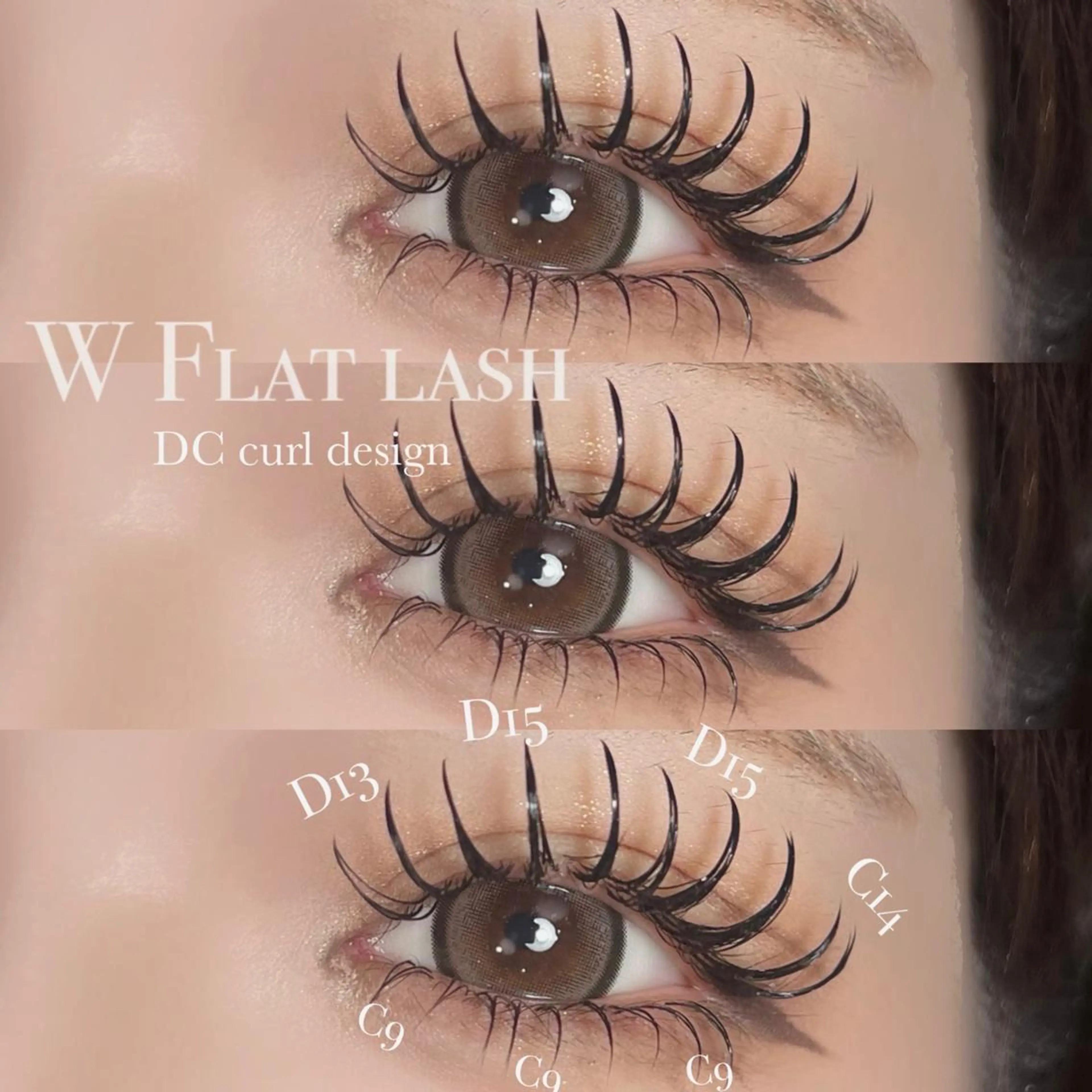 マツエク・マツパ ＲＥＢＥＳＴ ｅｙｅｌａｓｈのマツエク・マツパデザイン