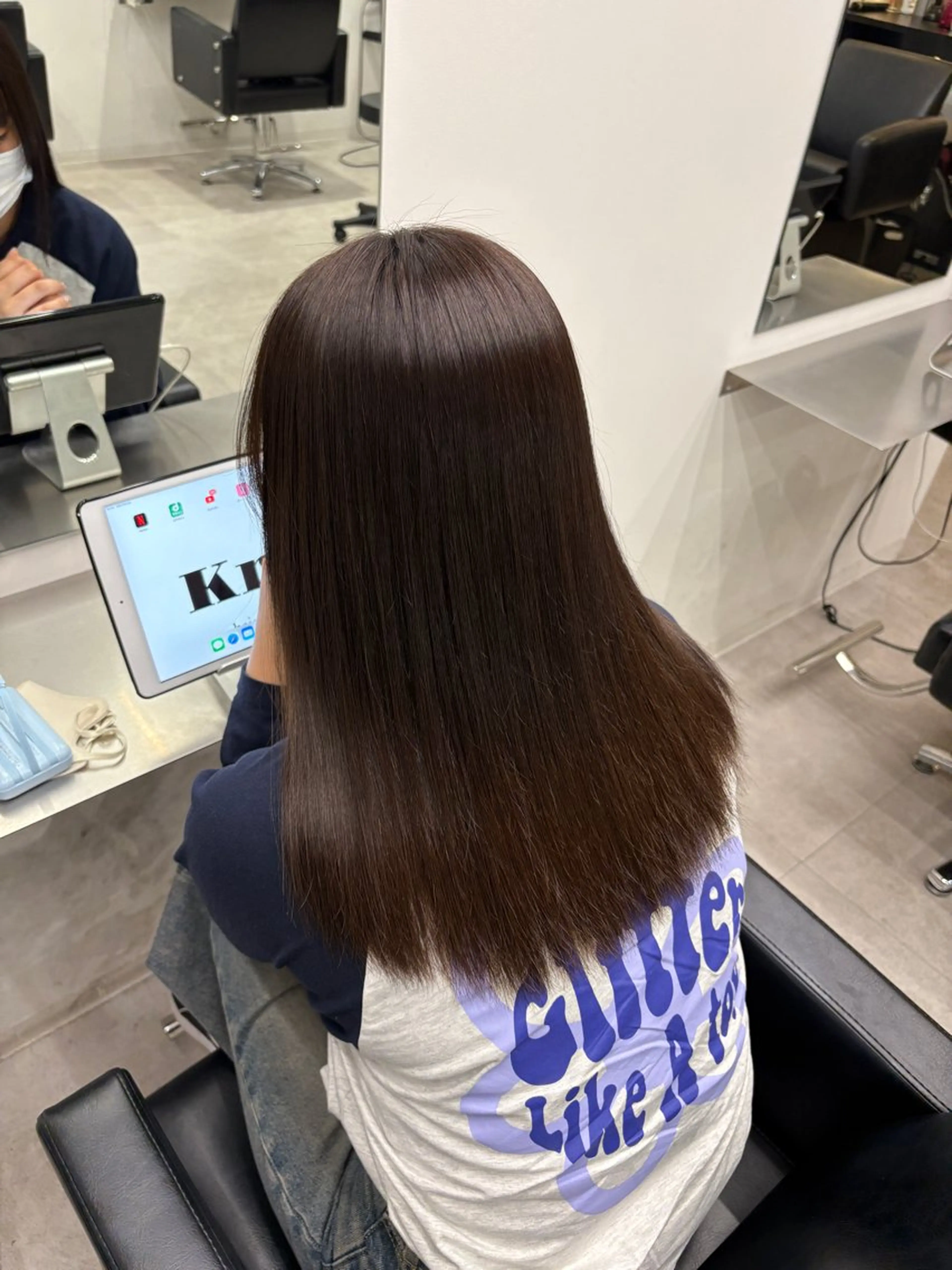 ロング 縮毛矯正 MIHO☾·̩͙⋆ Kroのヘアスタイル