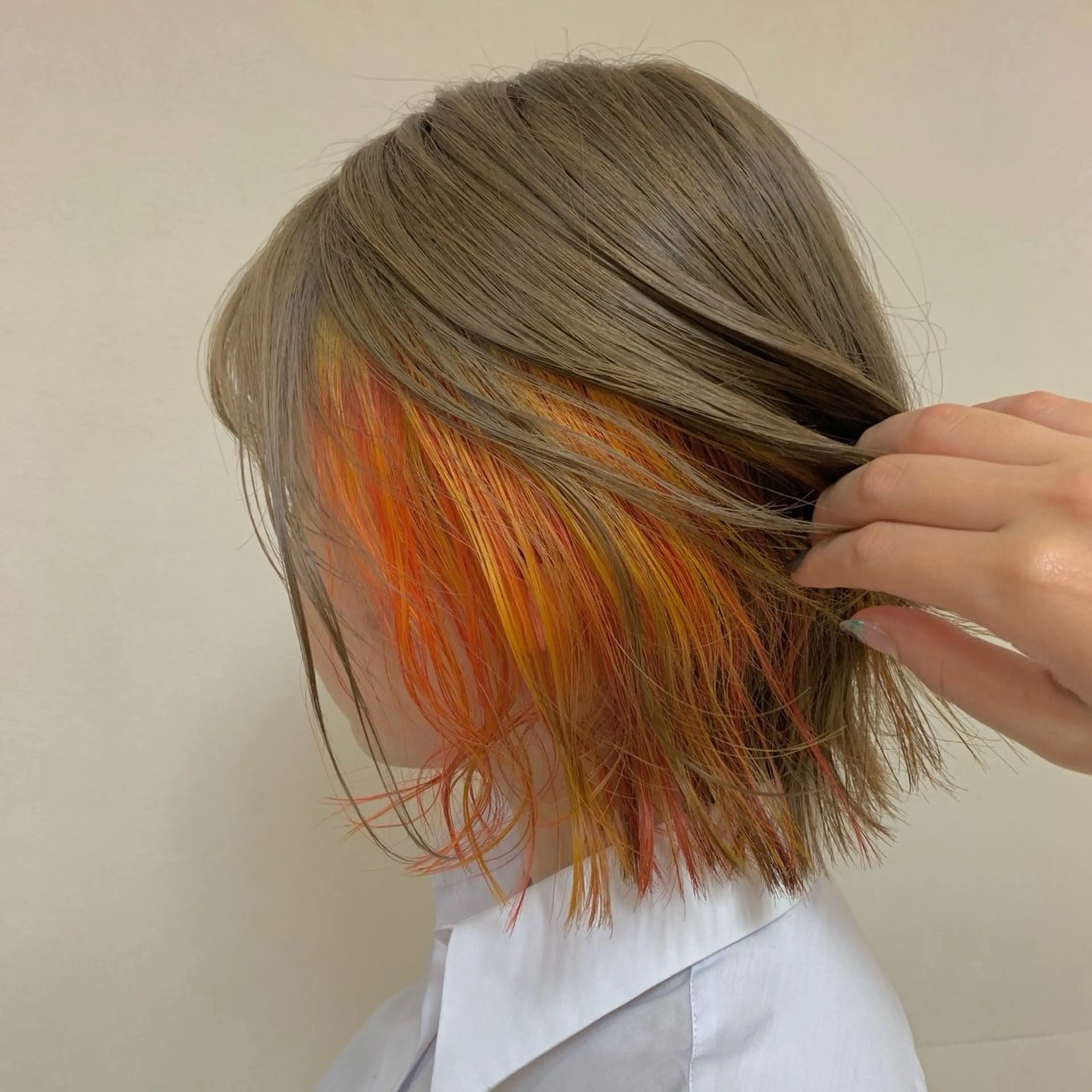 ミディアム ヘアカラー トリートメント ハイトーン/エクステ /りこぴん🎀のヘアスタイル