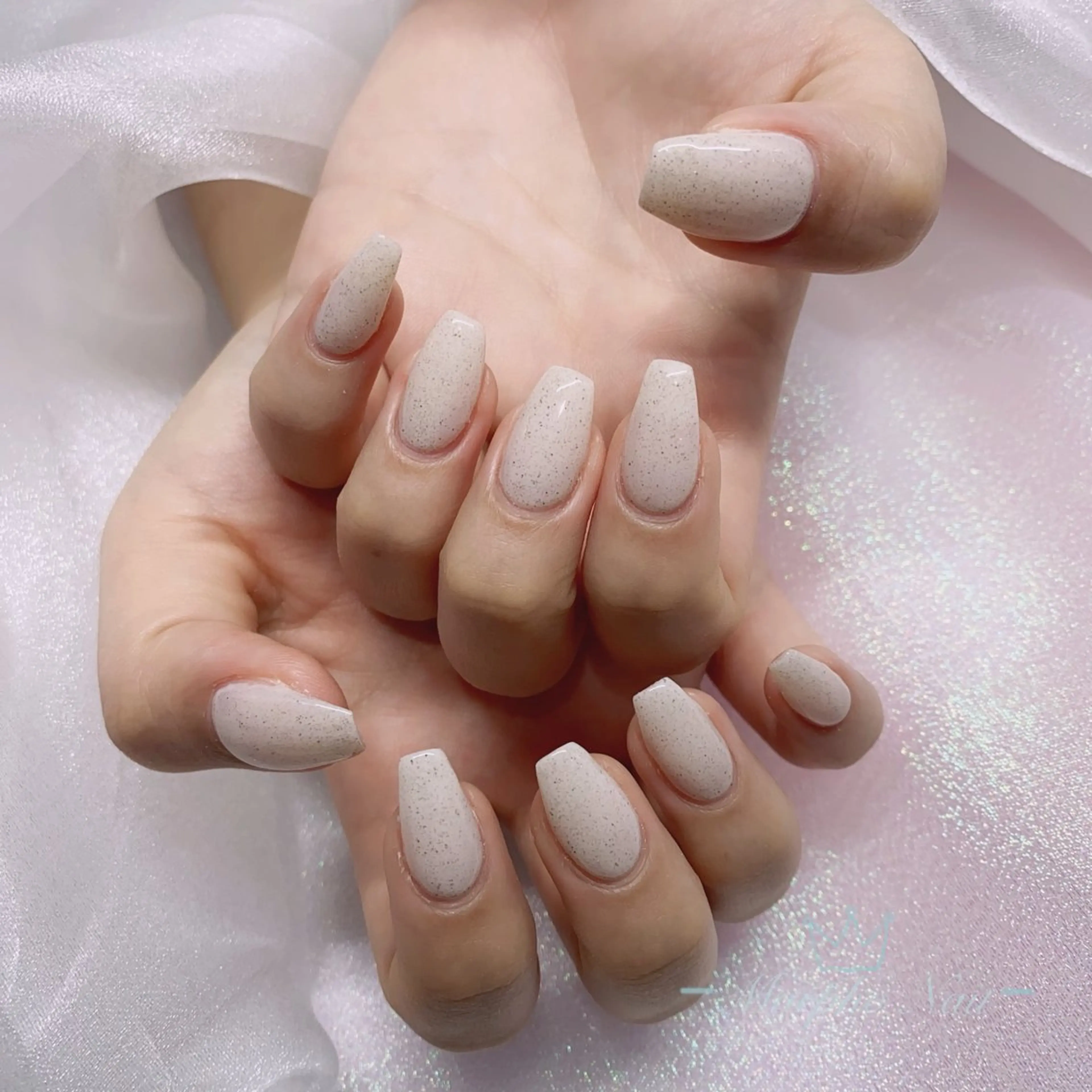 ネイル 長さ出し ジェルネイル キラキラネイル 大理石ネイル(マーブル) ニュアンスネイル Morpho nailのネイルデザイン