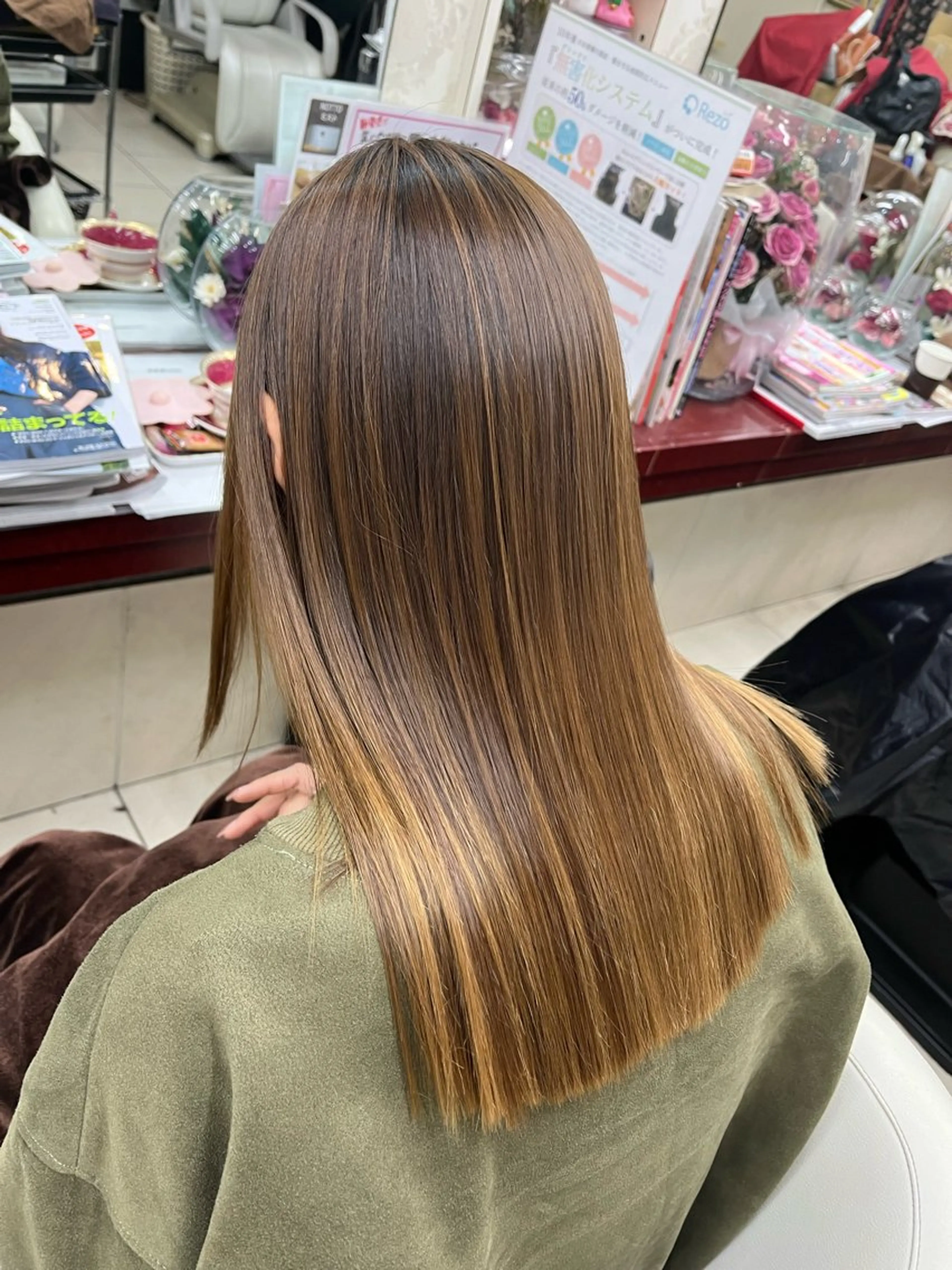 ロング 縮毛矯正専門店　美容室ハース所属・ウィリアム シュウのヘアスタイル