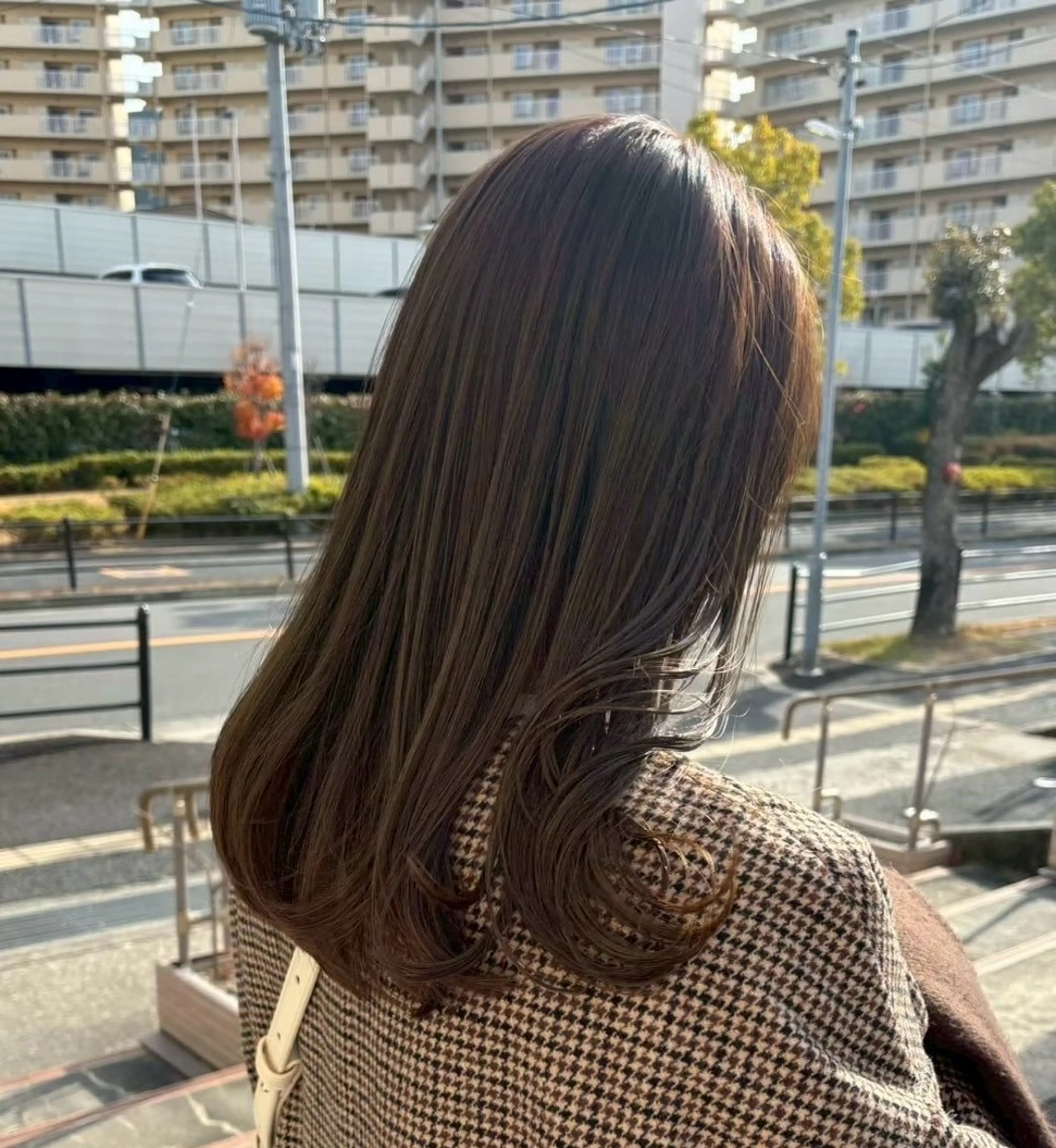 ミディアム HINA /パーマ/ YOKE / 桃山台のヘアスタイル