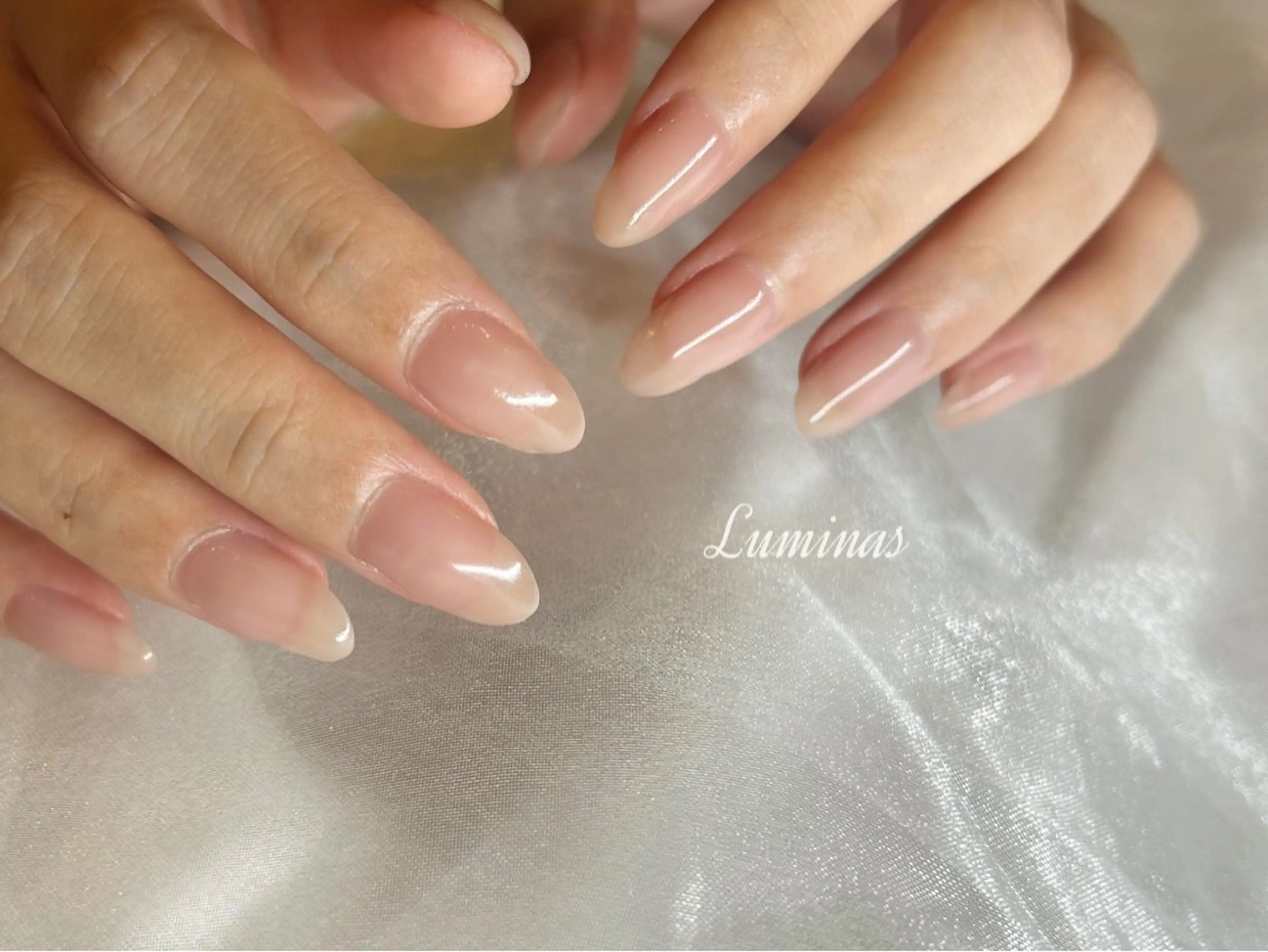 ネイル ワンカラーネイル ruffle Asukaのネイルデザイン