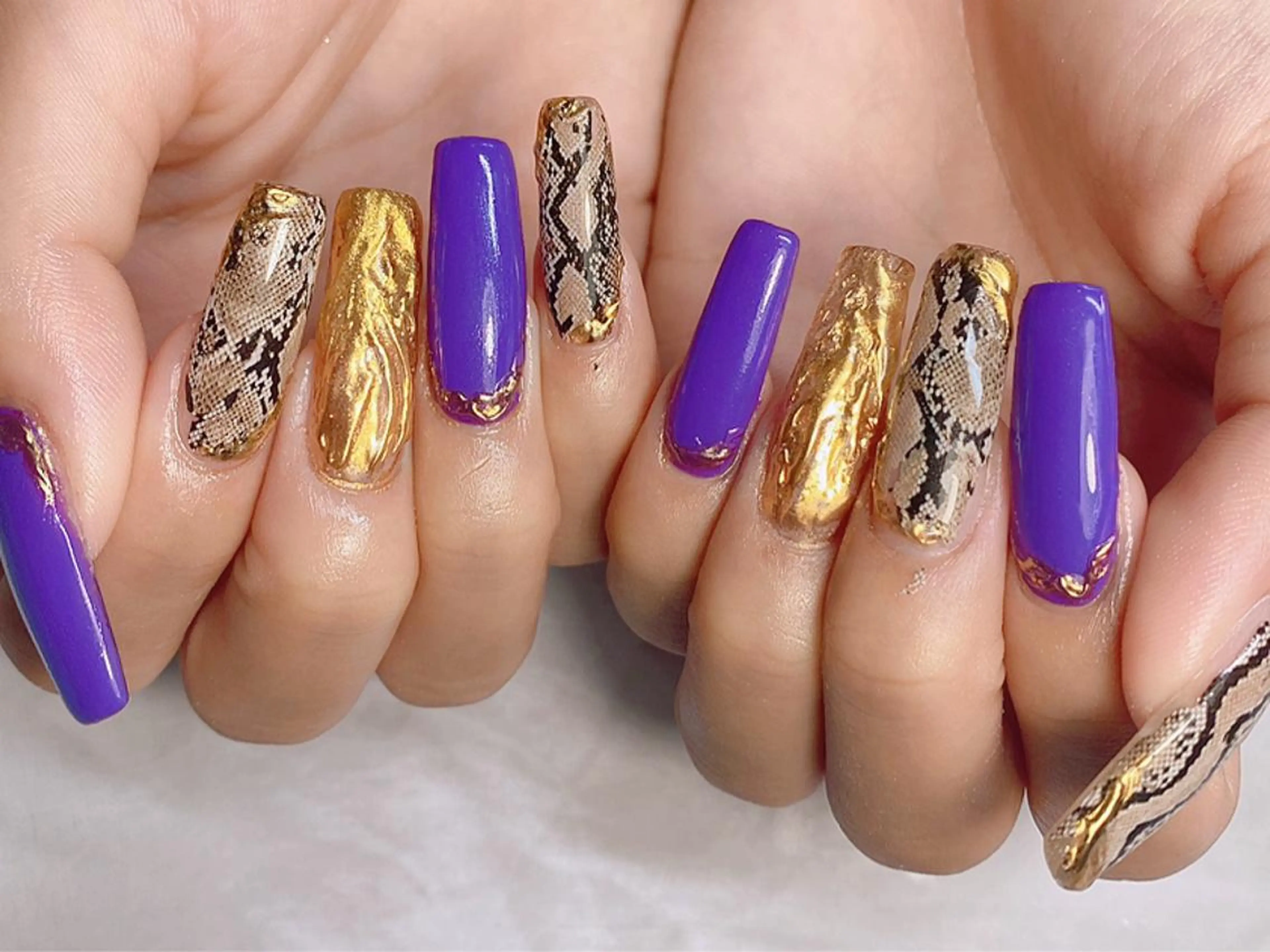 ネイル ハンドネイル RiLion💗 Risa🦋💜のネイルデザイン