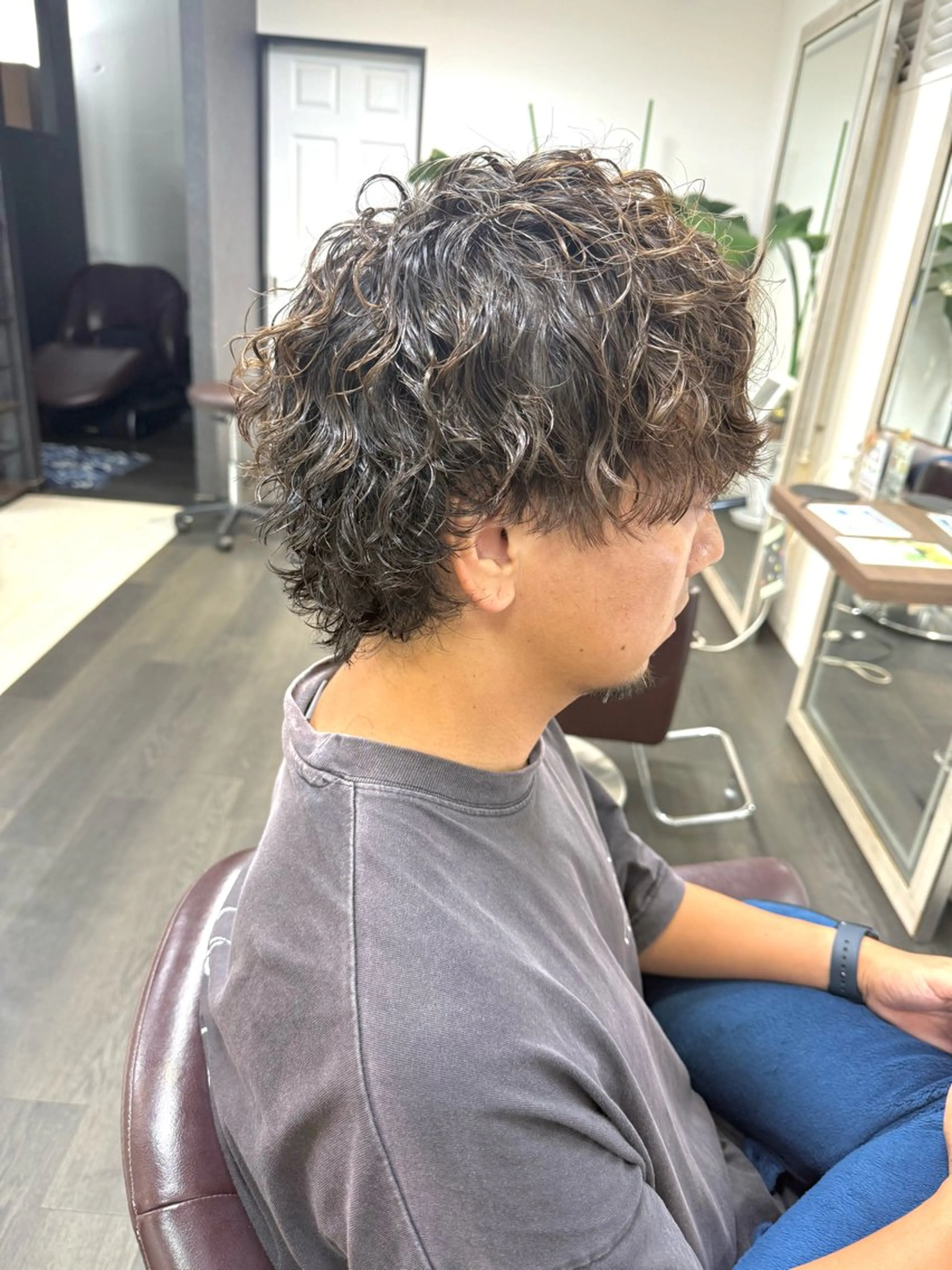 ショート パーマ メンズ カット パーマ メンズパーマの達人 / タカシマダイスケのヘアスタイル
