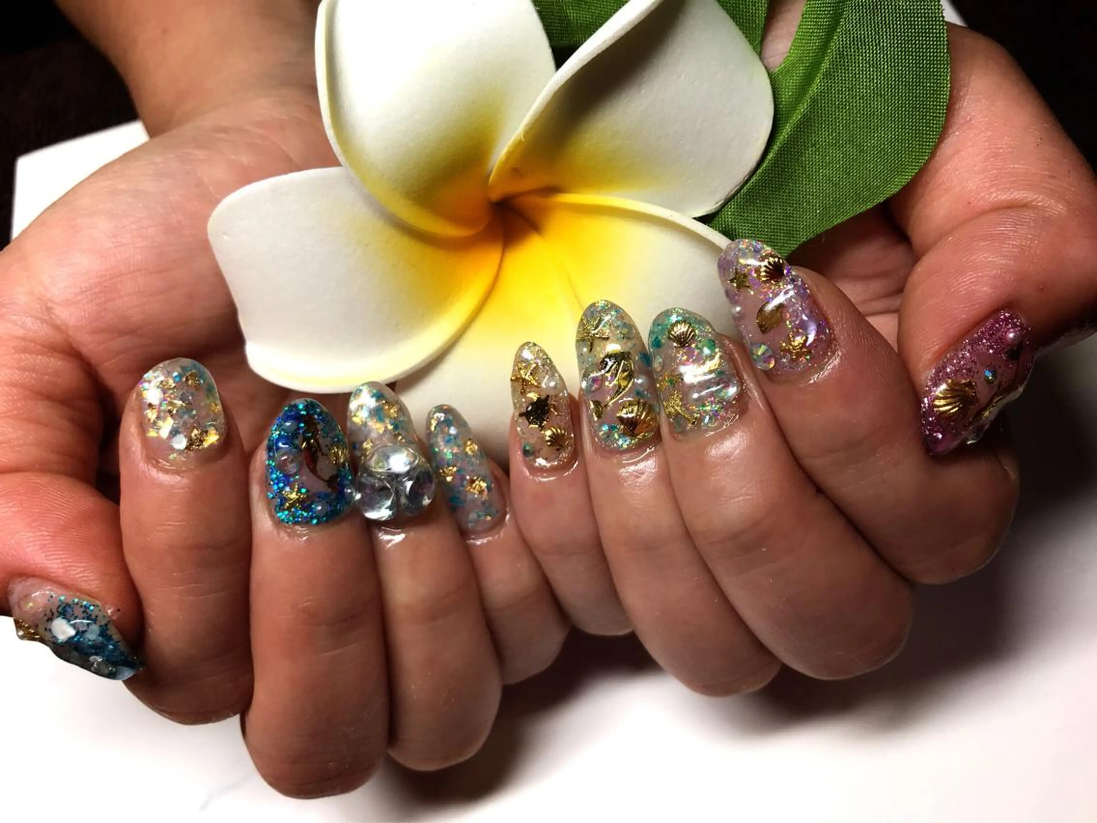 ネイル 夏ネイル ハンドネイル Nail Salon macherieのネイルデザイン