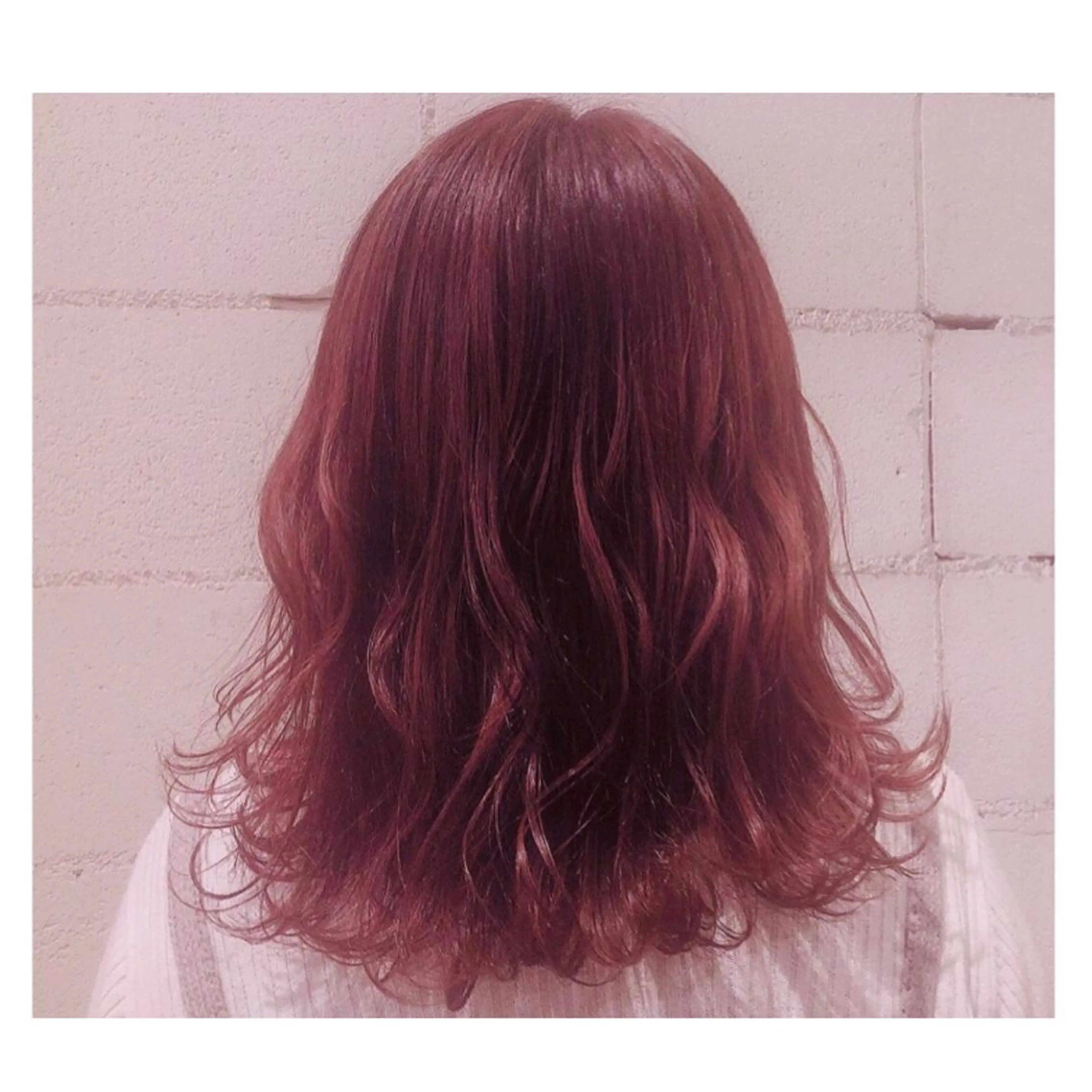 ミディアム ヘアカラー ❁⃘ ち だ り さ ❁⃘のヘアスタイル