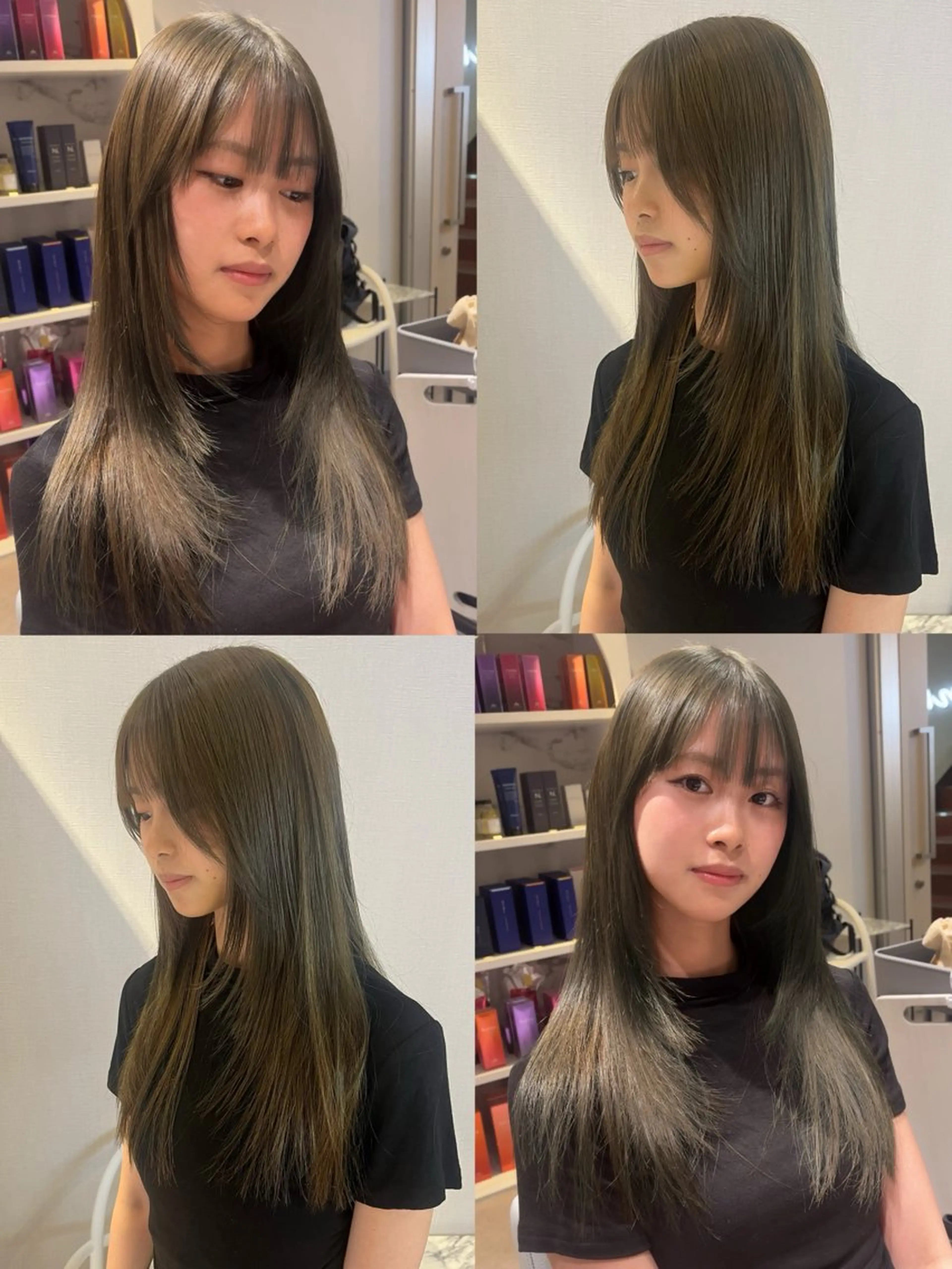 ロング レイヤーカット 長沼ゆうか /レイヤーカットのヘアスタイル