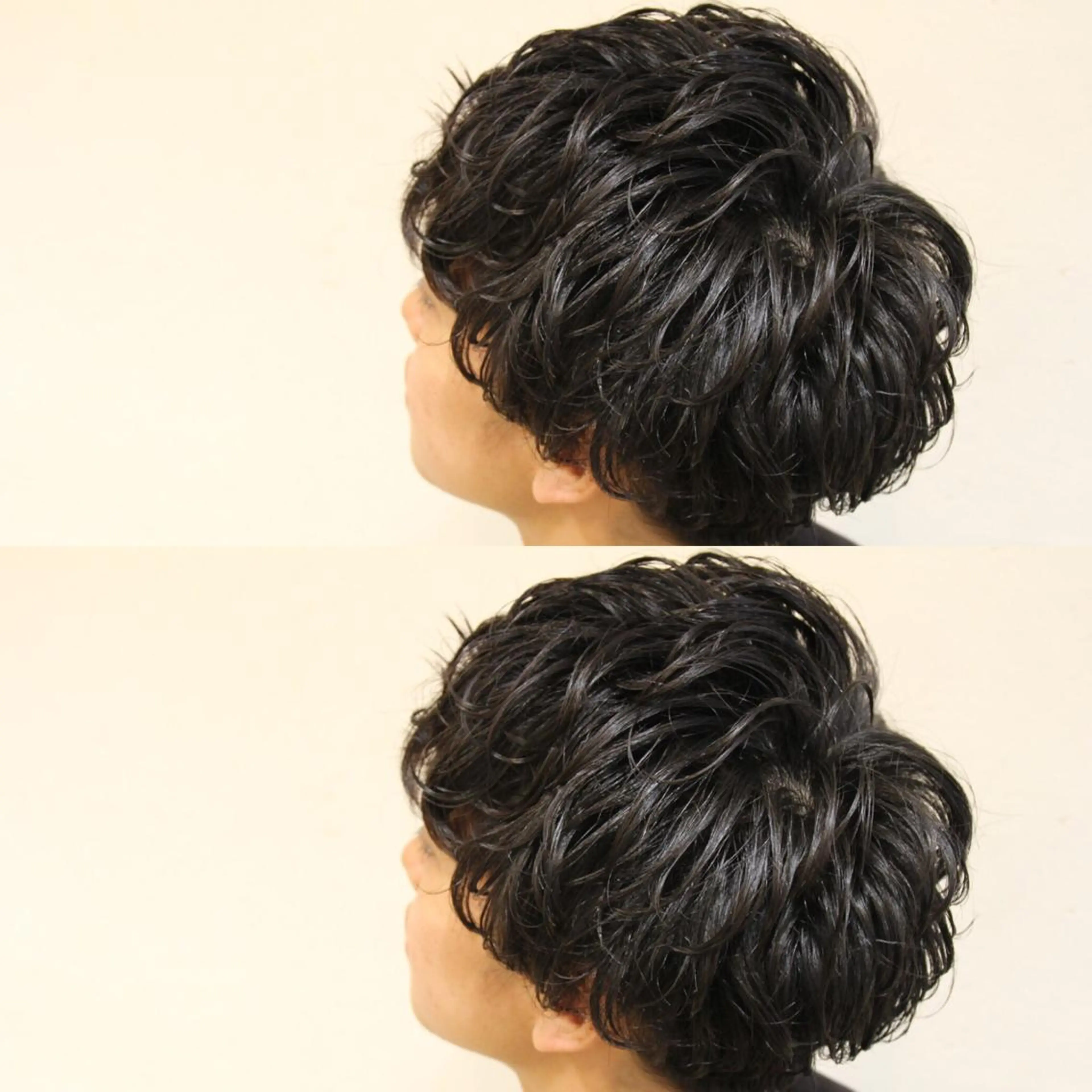 ショート パーマ メンズ 長江 諒のヘアスタイル