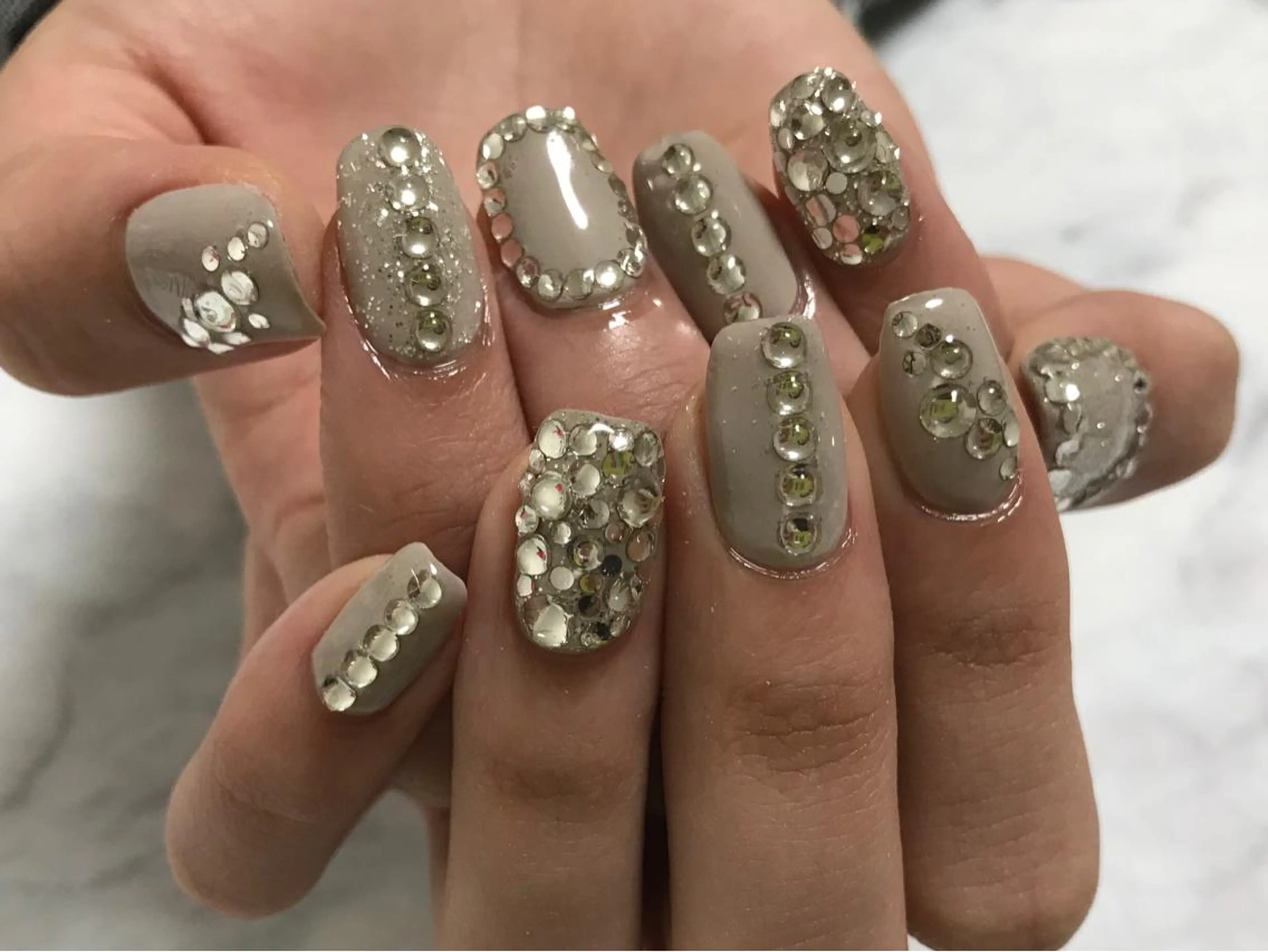 ネイル ハンドネイル Mana‪ ‪·͜· ❤︎‬のネイルデザイン