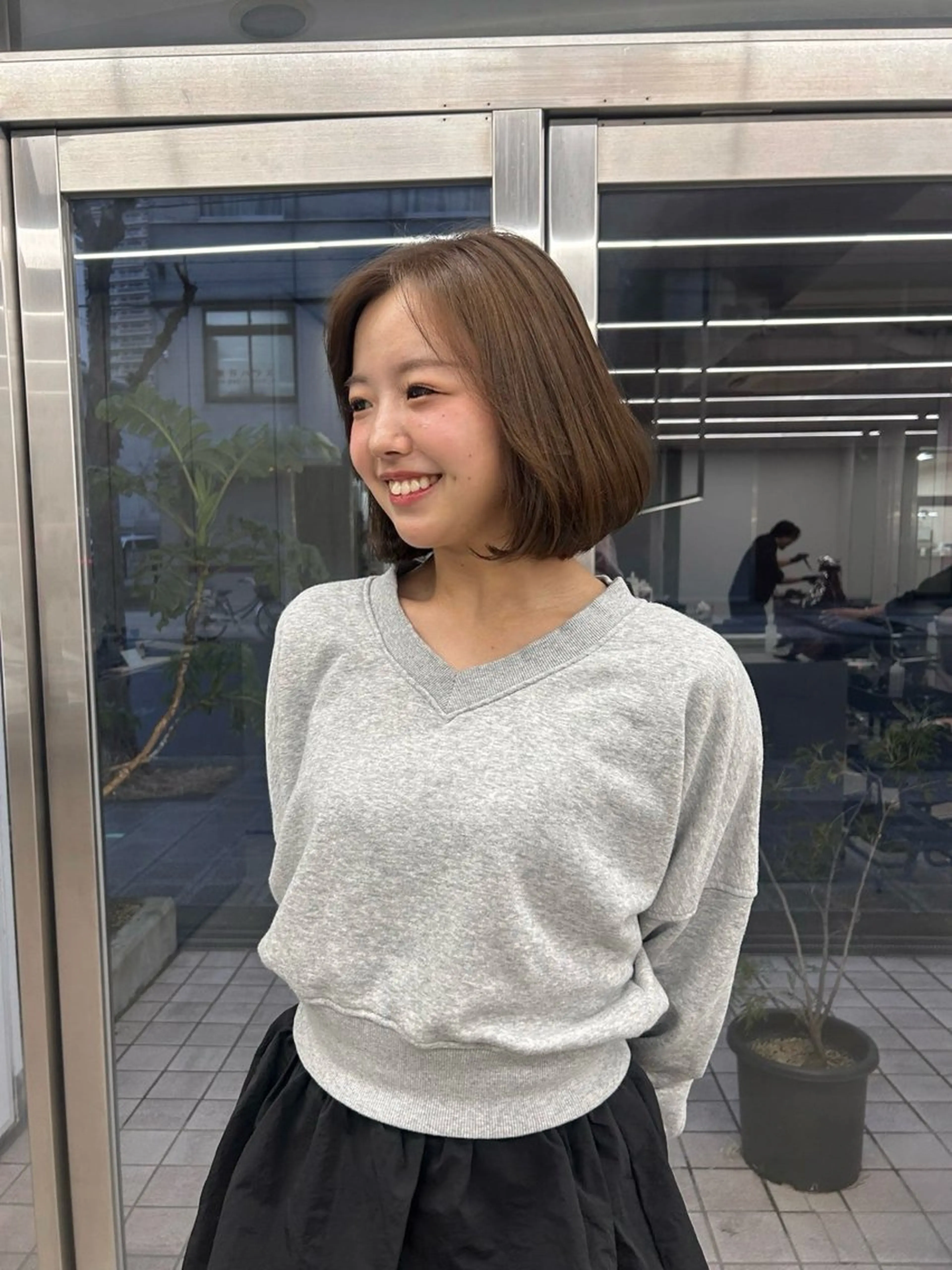 【人気No.1】CUT＋赤みなし透明感カラー✨の写真