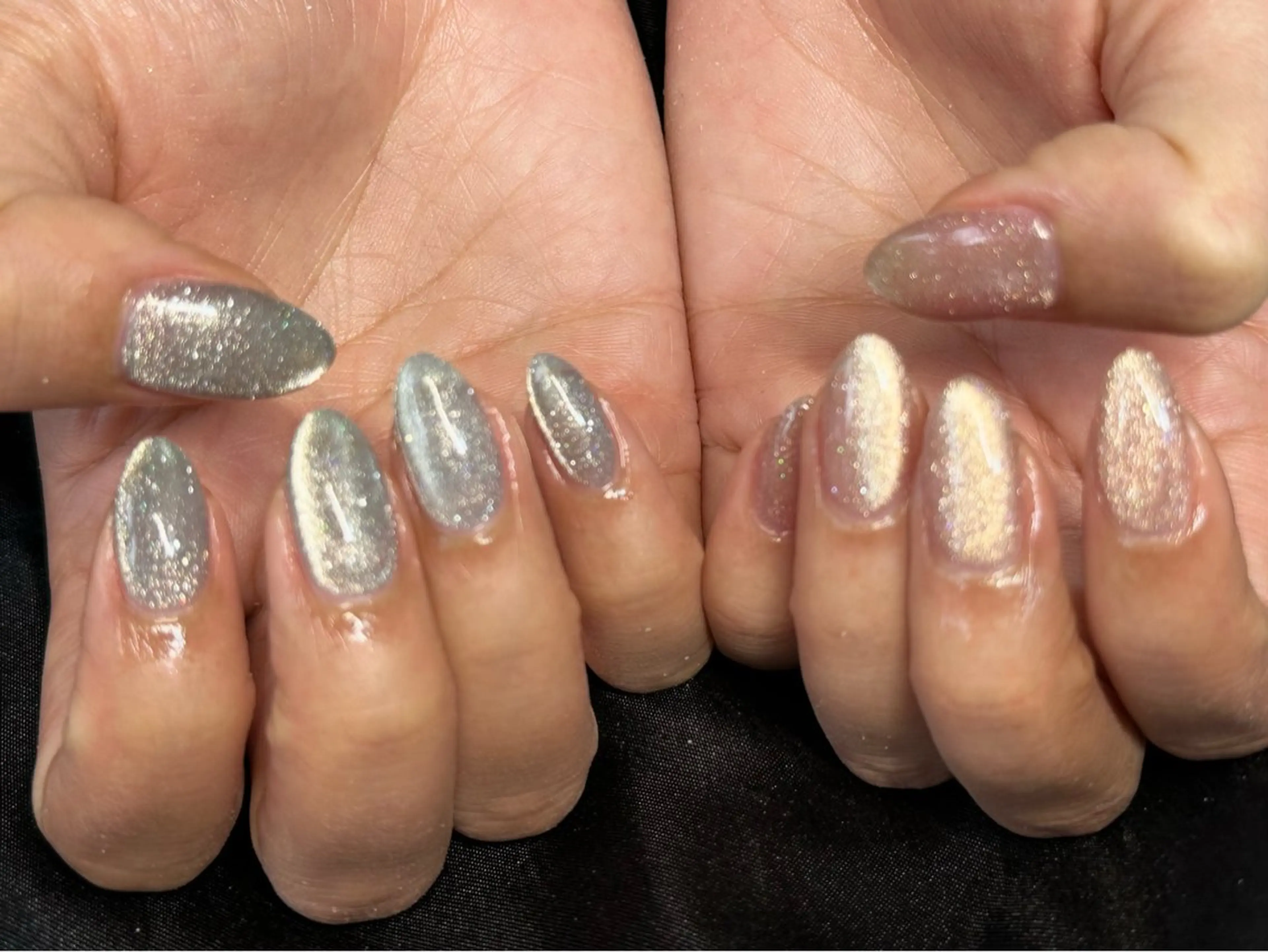 ネイル マグネットネイル マグネットワンカラー ワンカラーネイル Nail_ SkyBlue_Jのネイルデザイン