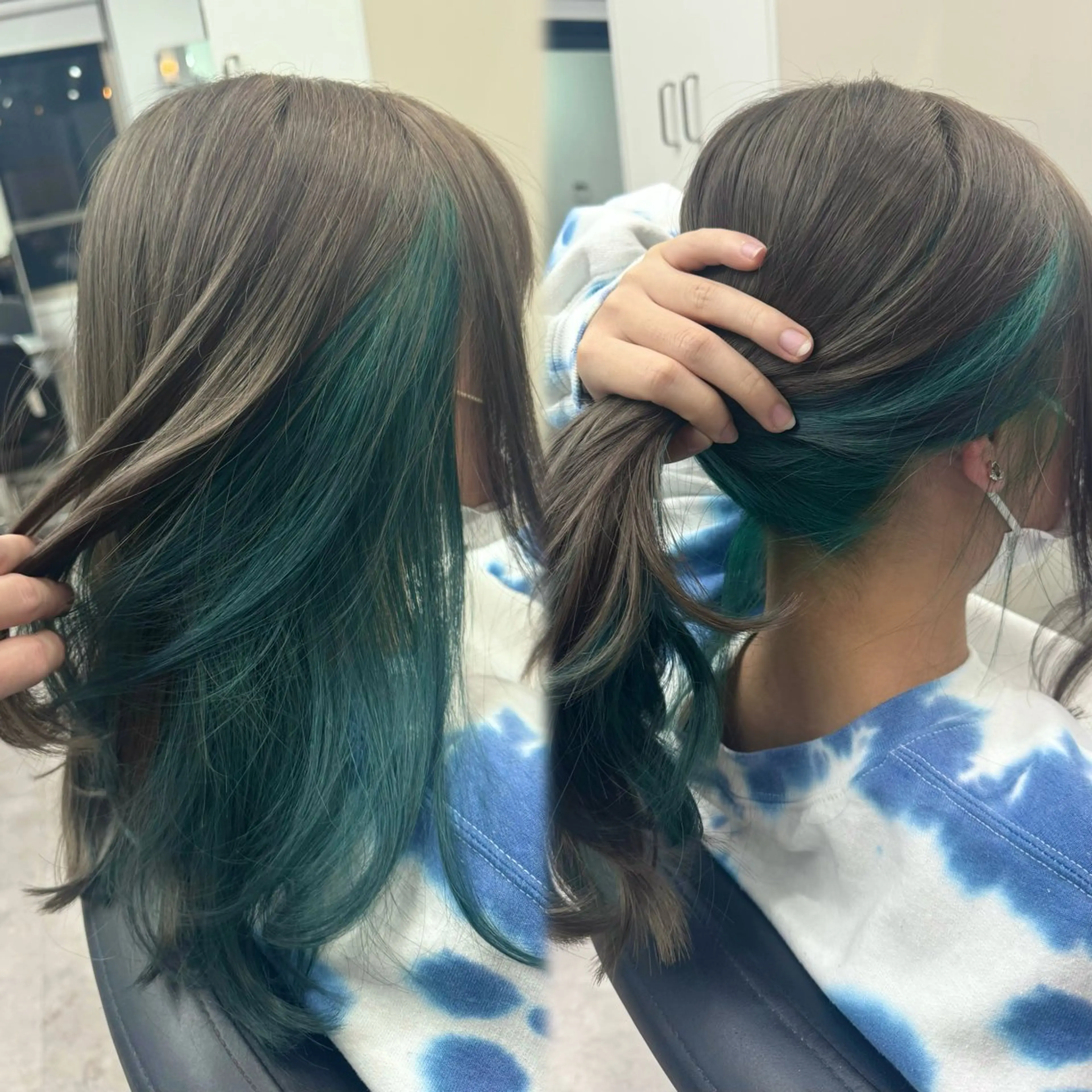 カラー インナーカラー カット ヘアカラー トリートメント メンズパーマ/ショー トカット/福井悟朗のヘアスタイル