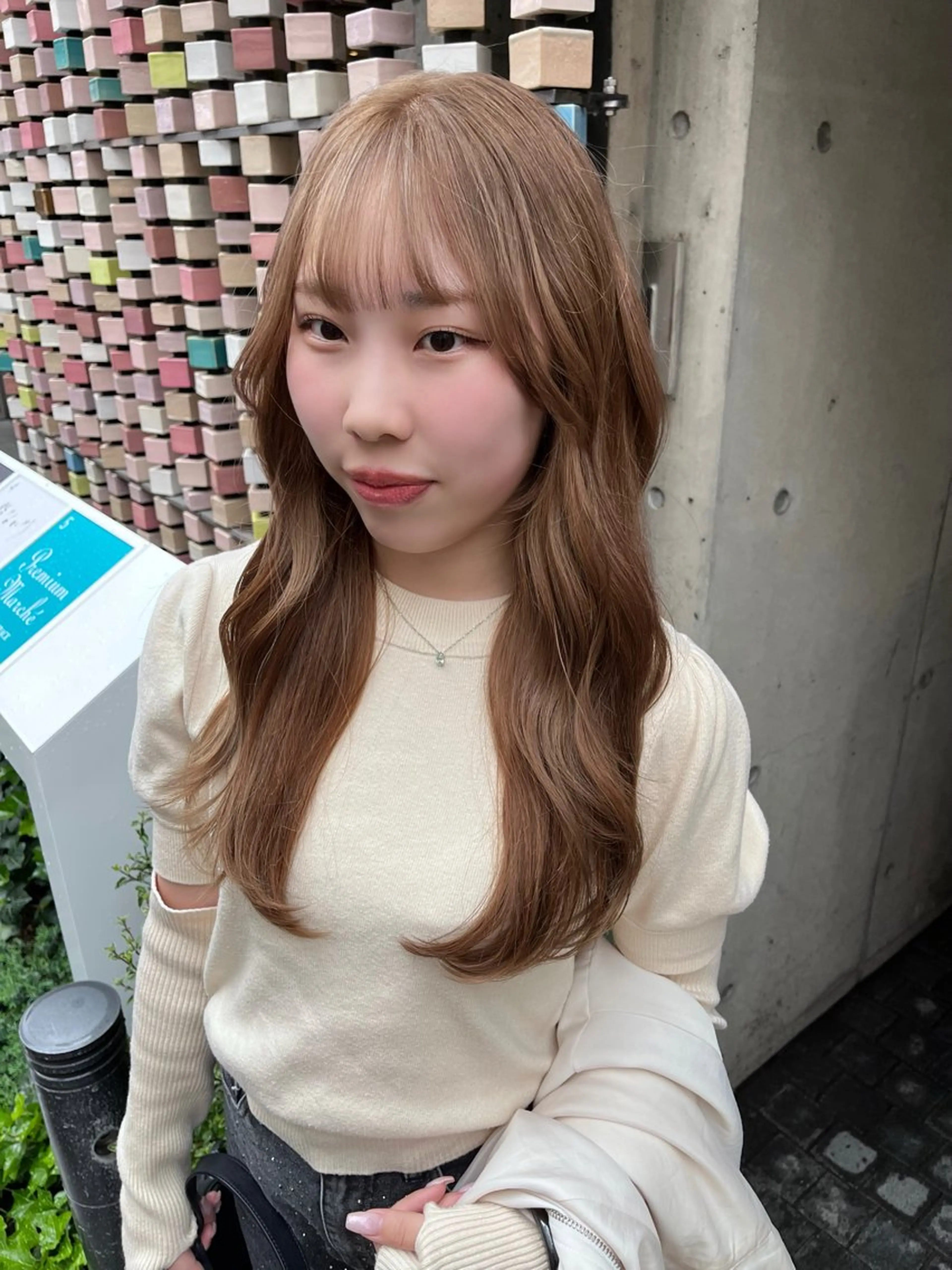 ロング ヘアカラー 【美ボブ. カラー】midoのヘアスタイル