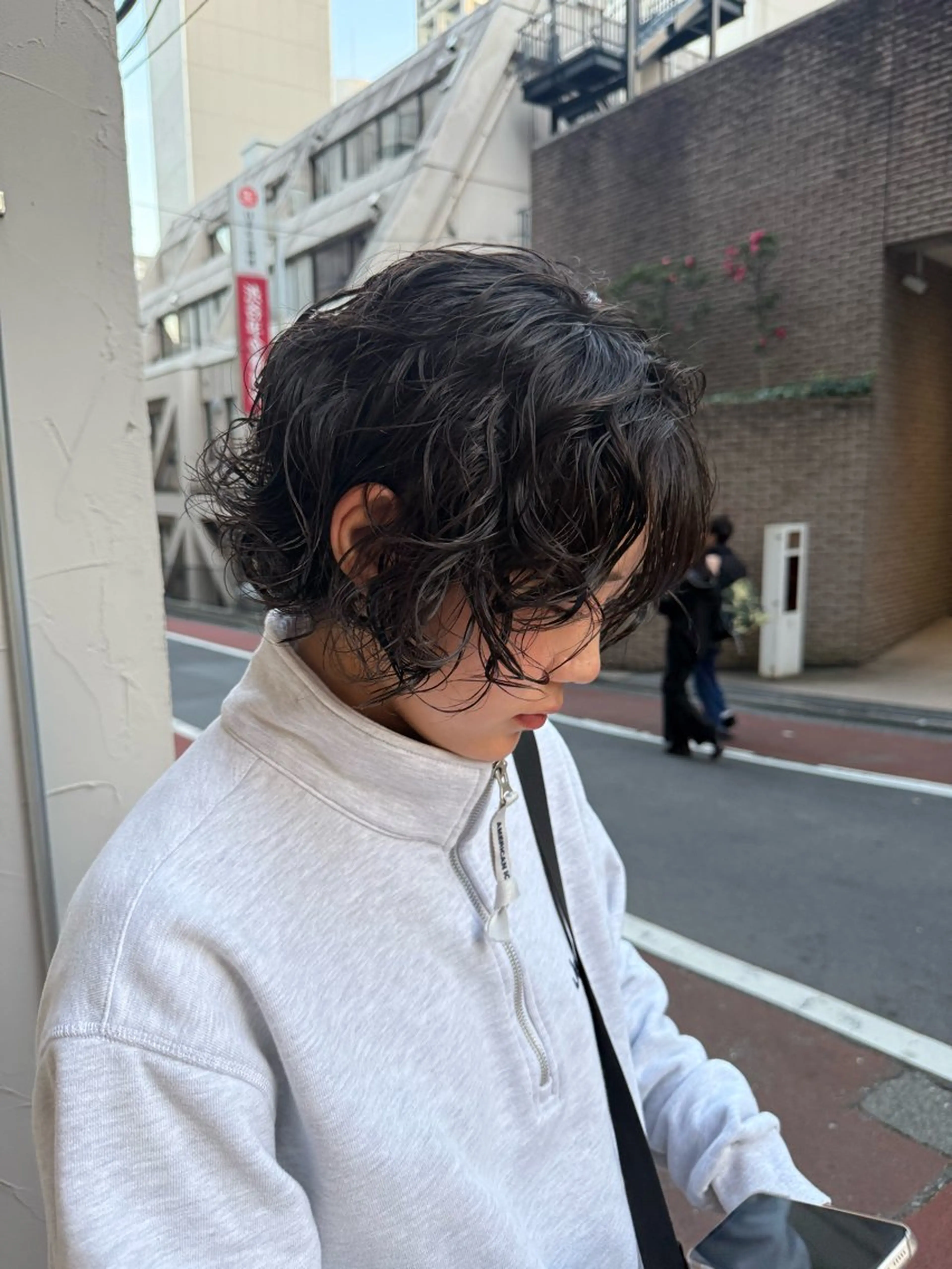 ミディアム パーマ パーマ/ボブ /レイヤー チヒロのヘアスタイル