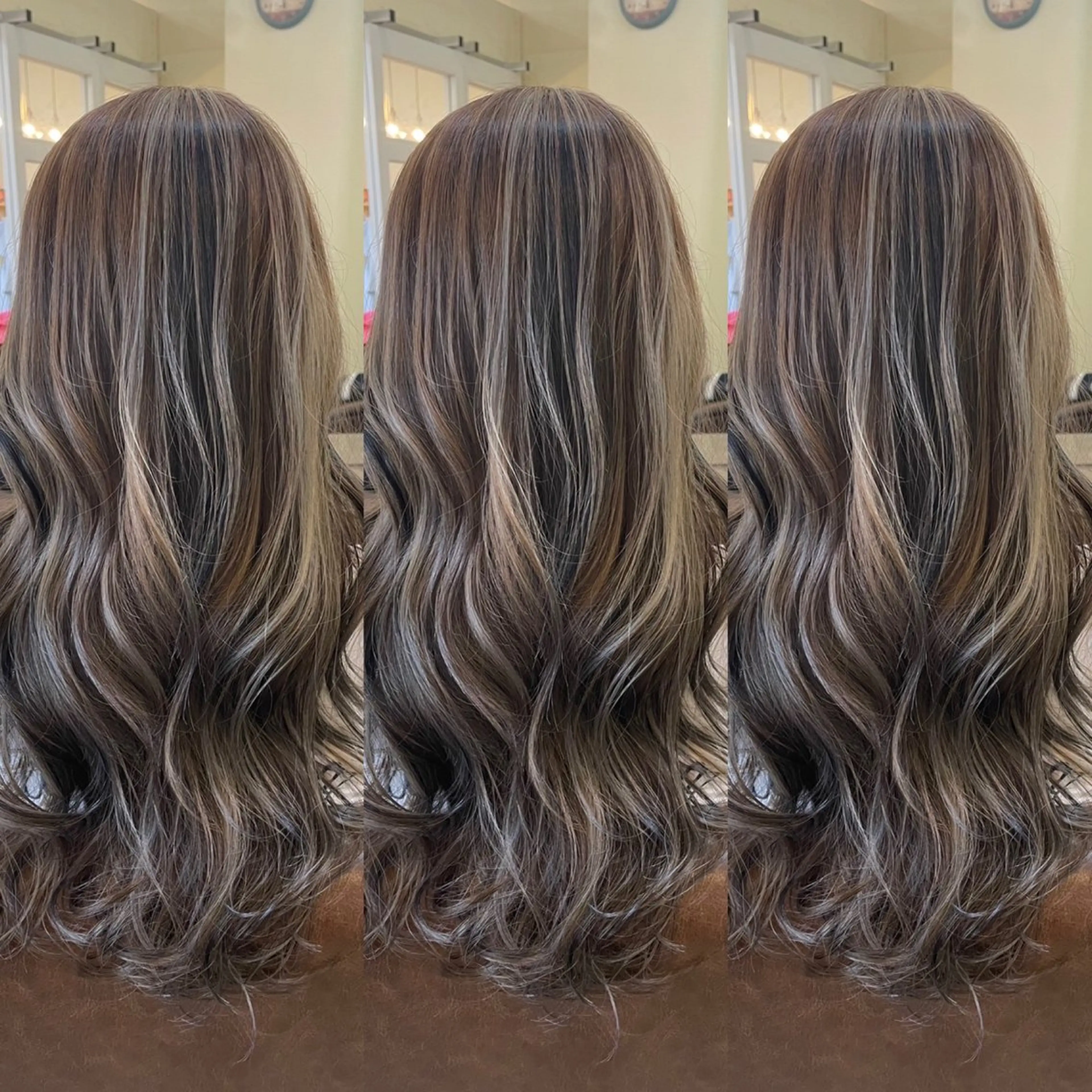 ロング カラー カット ヘアカラー トリートメント 鶴見 和美のヘアスタイル