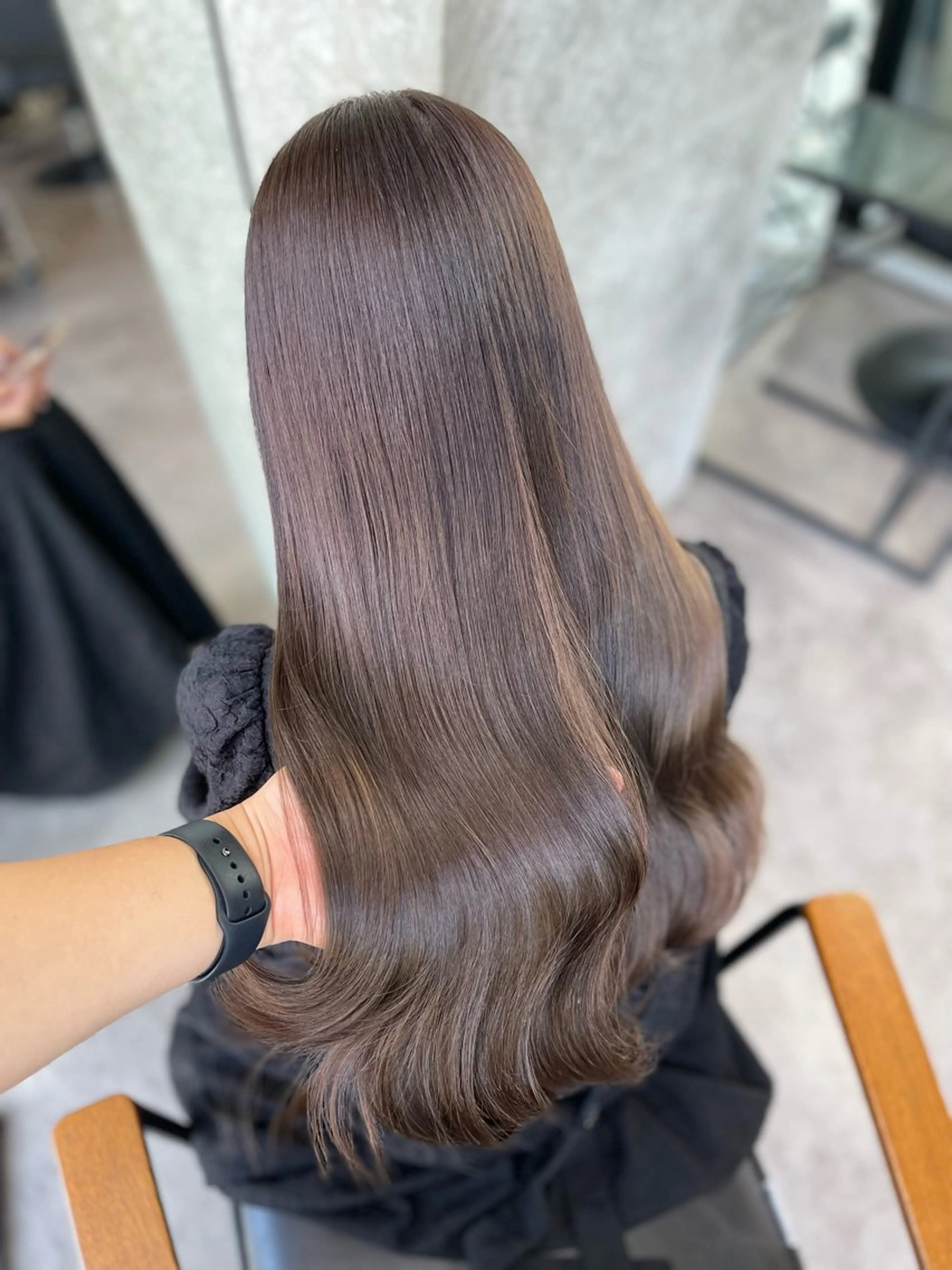 ロング カラー ヘアカラー 髪質改善/堀江 ケアカラーtoshiのヘアスタイル