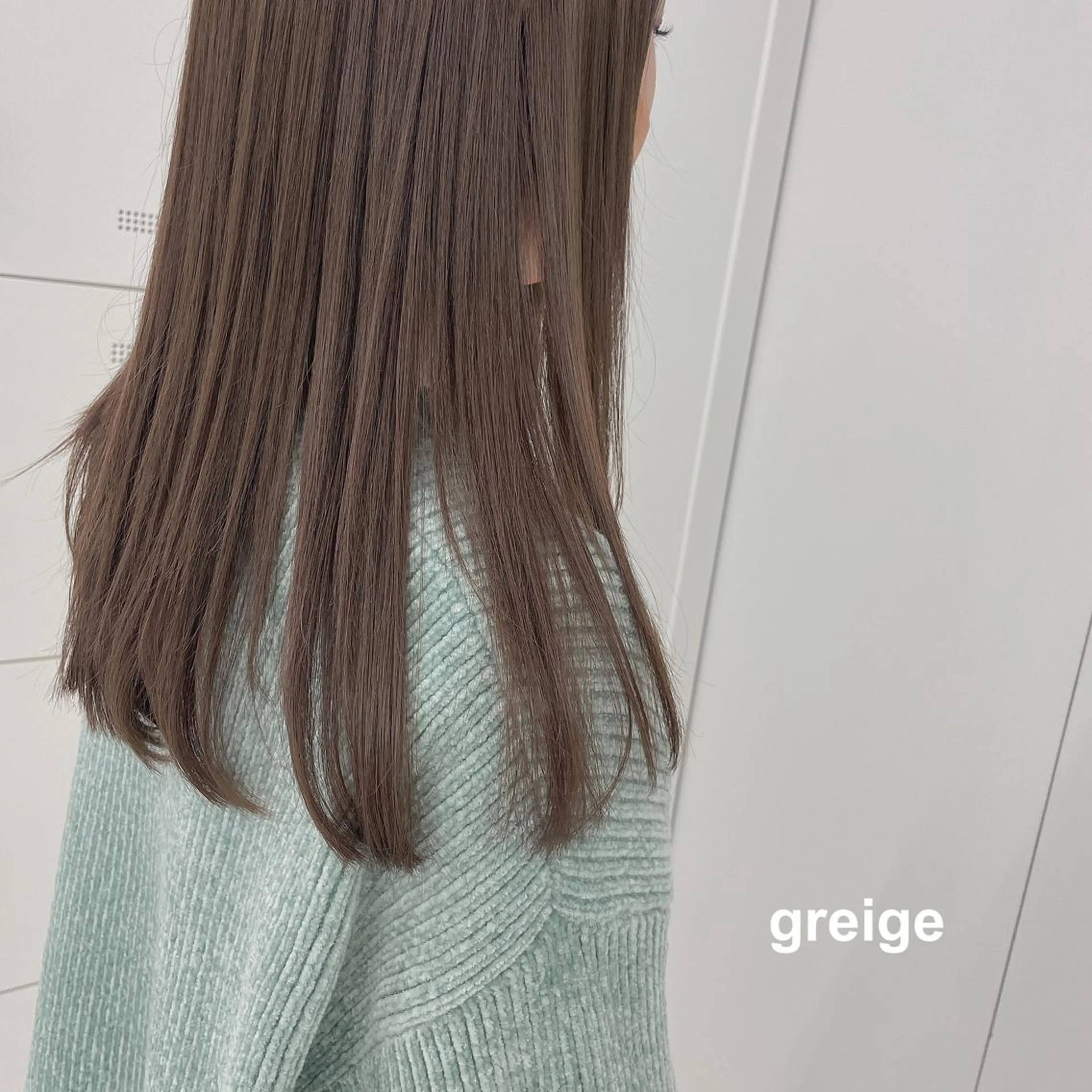 セミロング カラー ヘアカラー トリートメント 💗🤍透明感カラー 🤍💗kanonのヘアスタイル