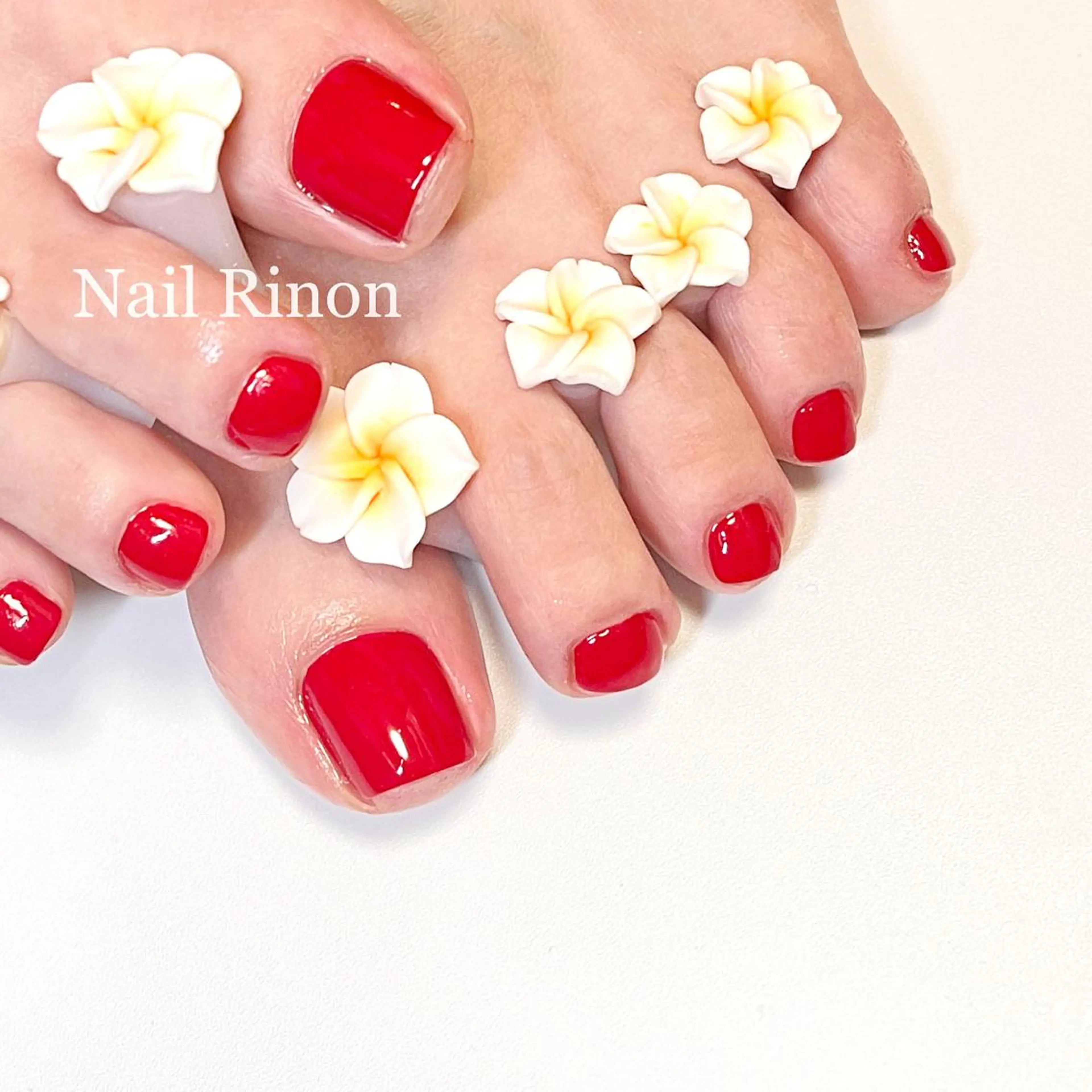 ネイル フットネイル フットネイル Nail Rinonのネイルデザイン