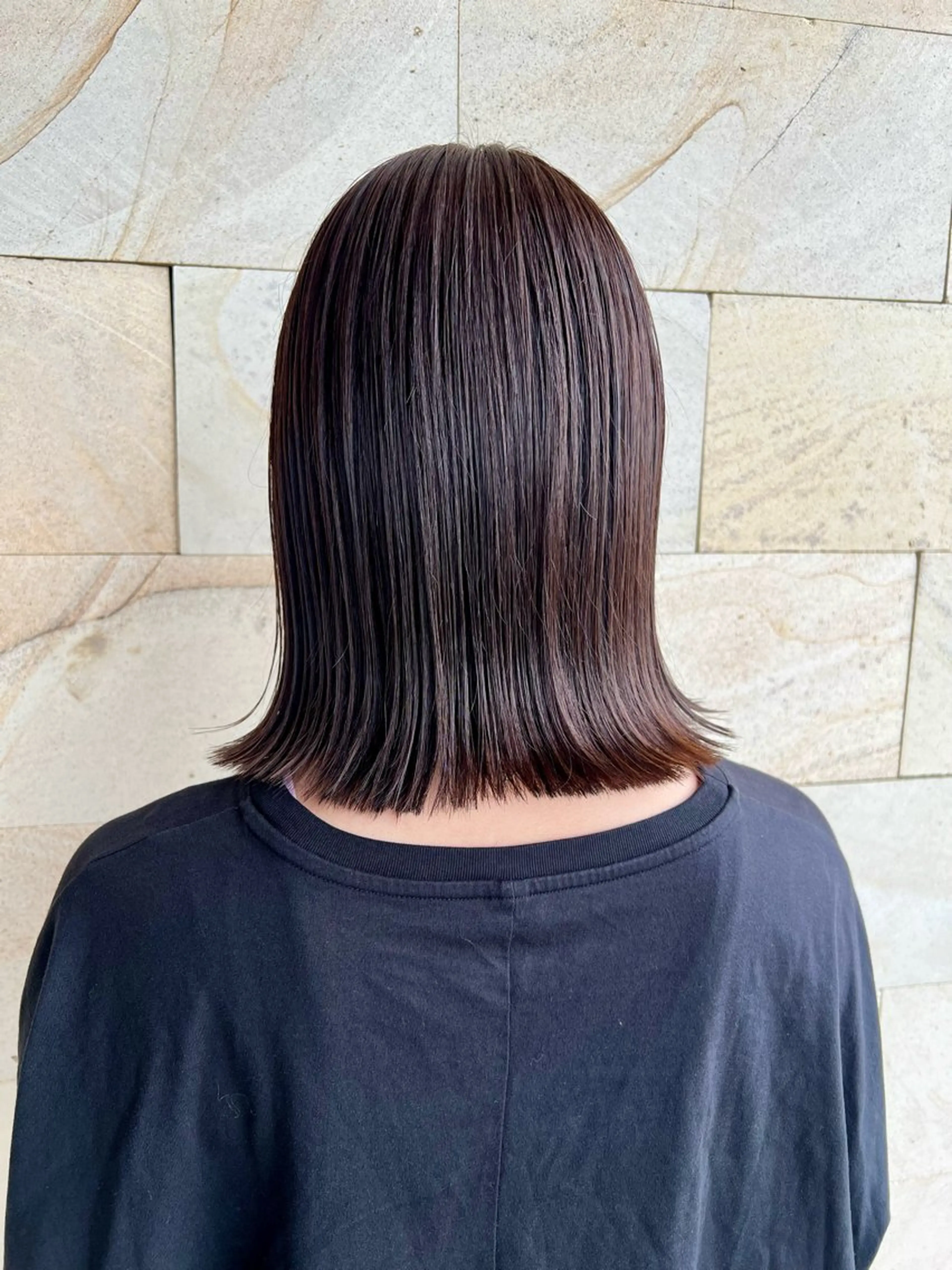 ミディアム トリートメント 角岡 真帆のヘアスタイル