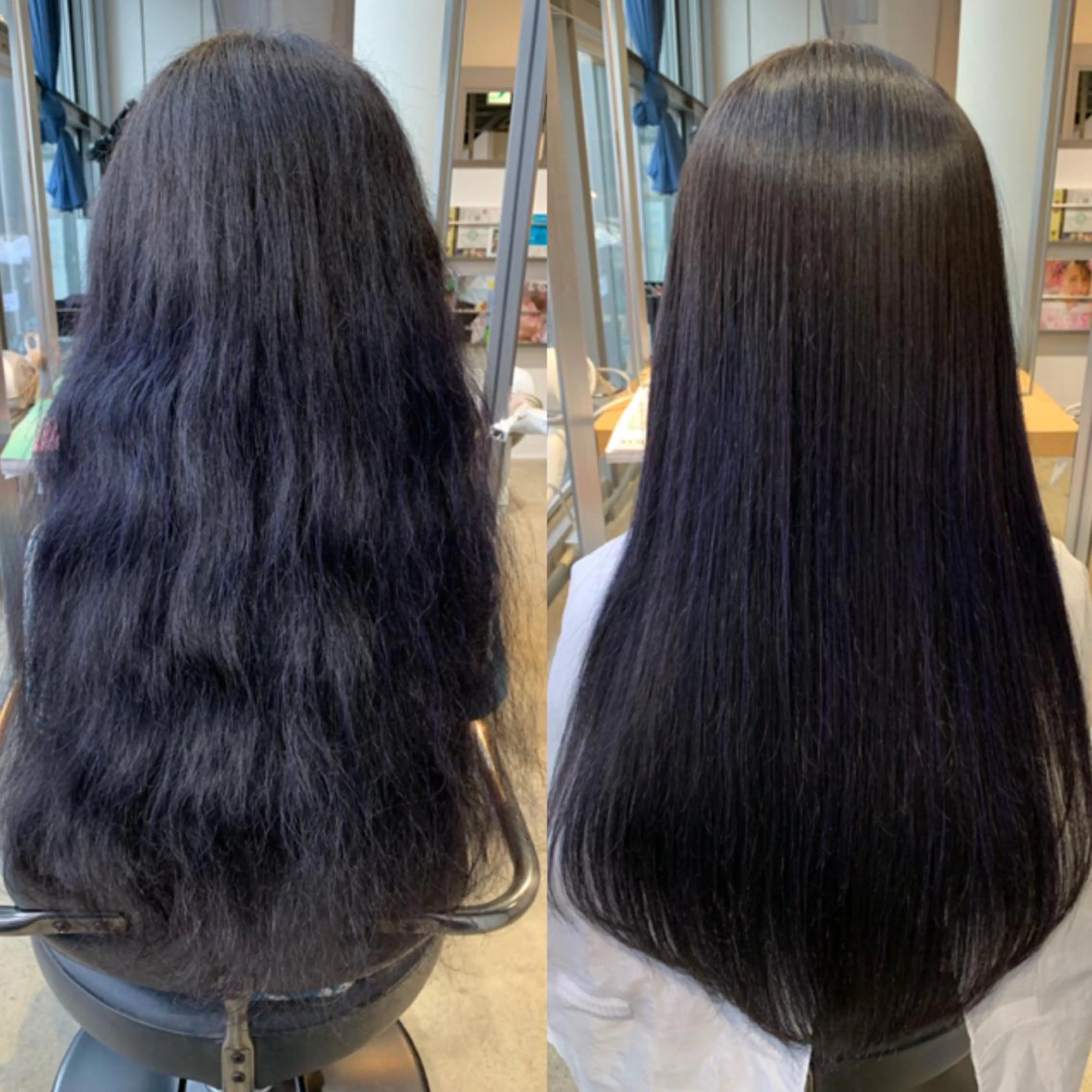 ロング パーマ 濱岡 恭子のヘアスタイル