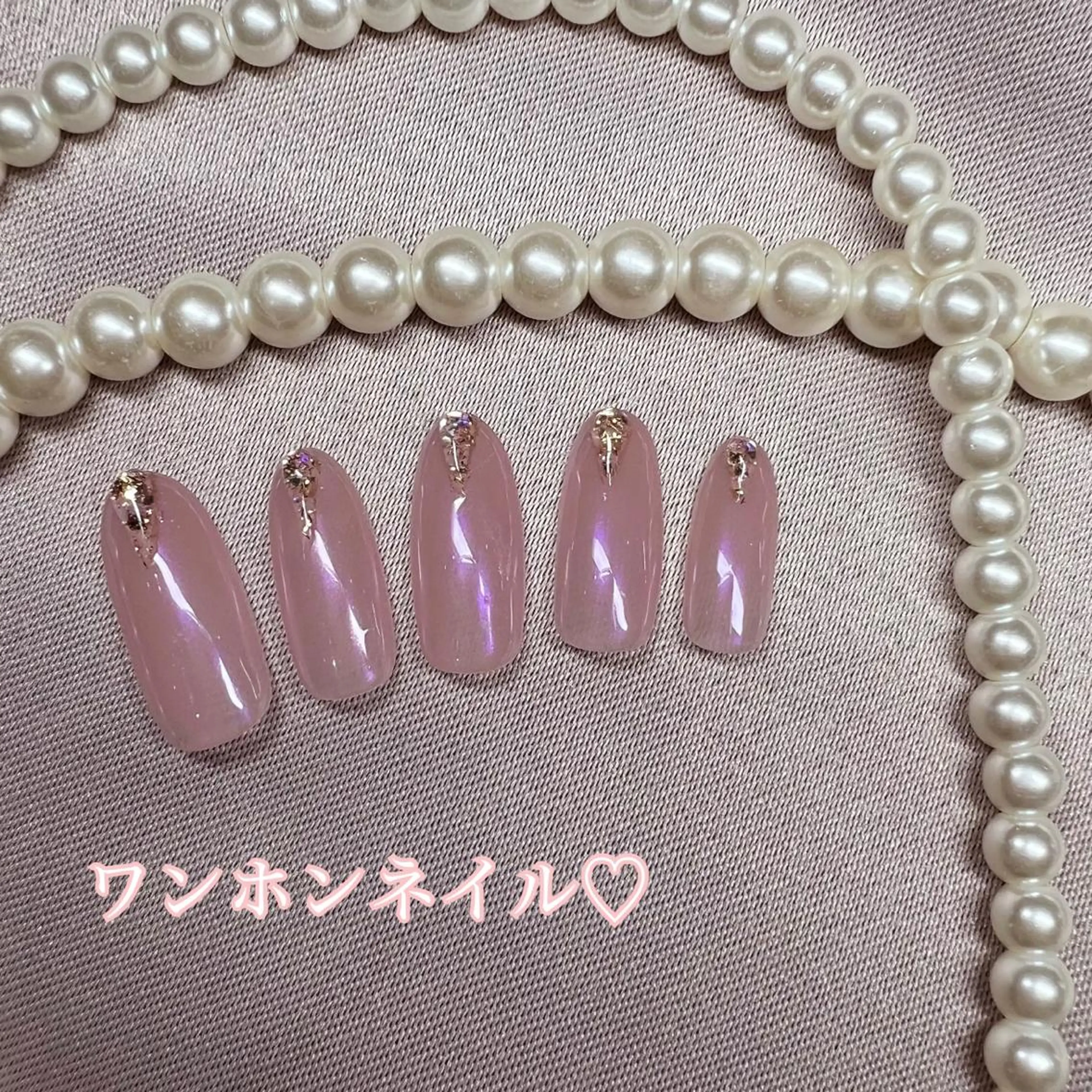 ネイル ワンホンネイル 鈴木 優希のネイルデザイン