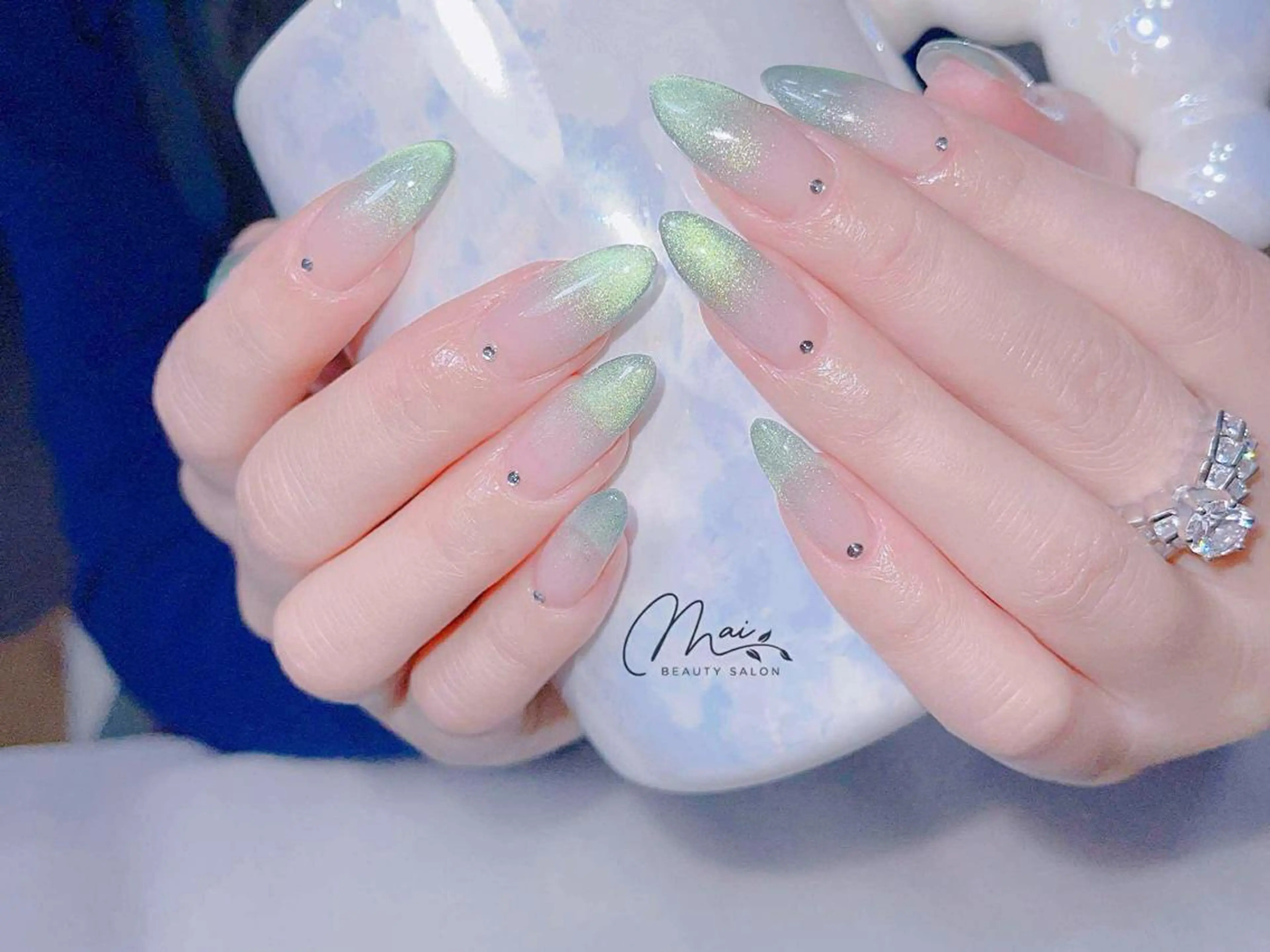 ネイル チークネイル クリアネイル フラッシュネイル フレンチネイル ハート MaiBeauty dodoのネイルデザイン