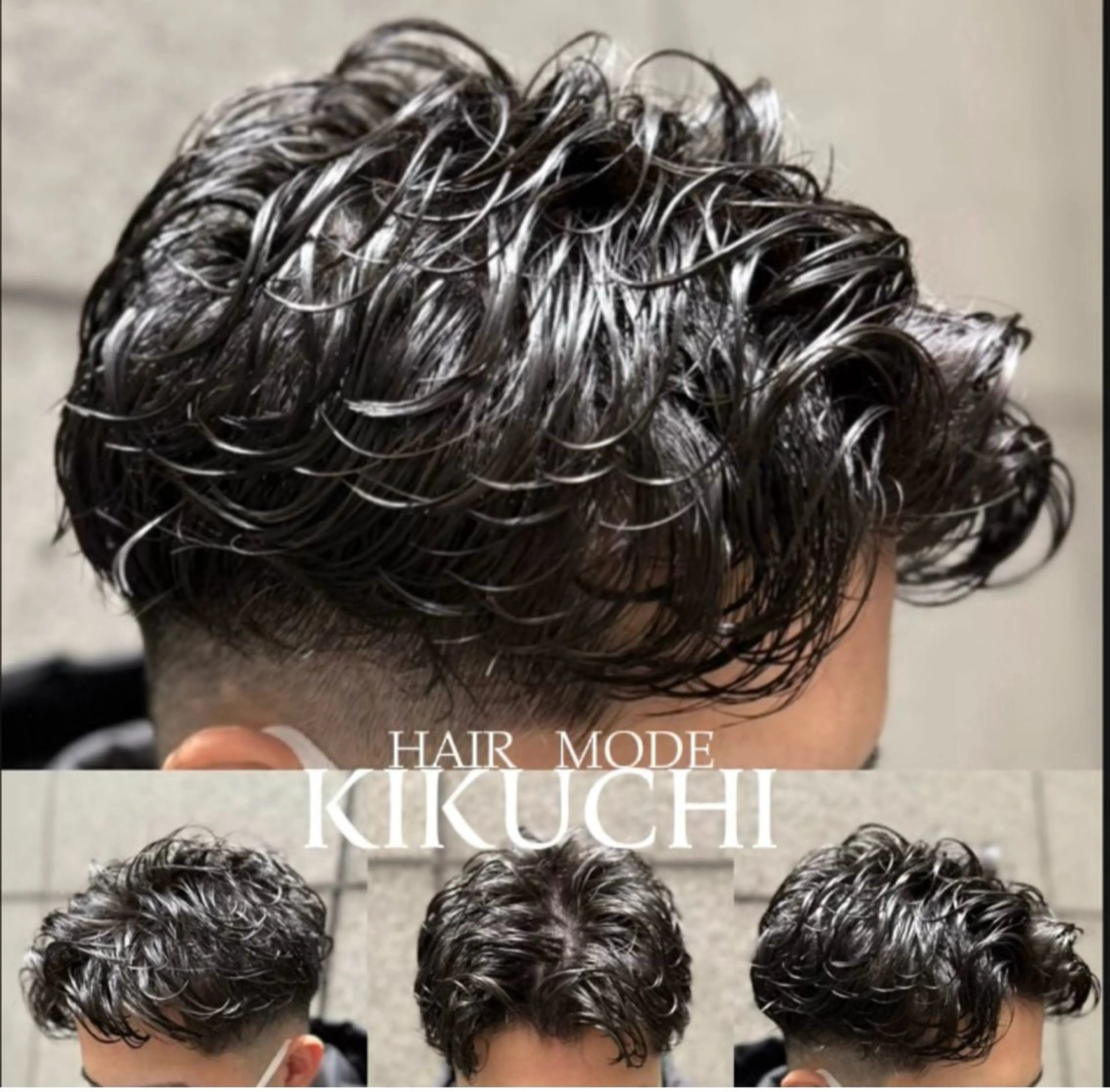 ショート カット パーマ 木下 翼のヘアスタイル