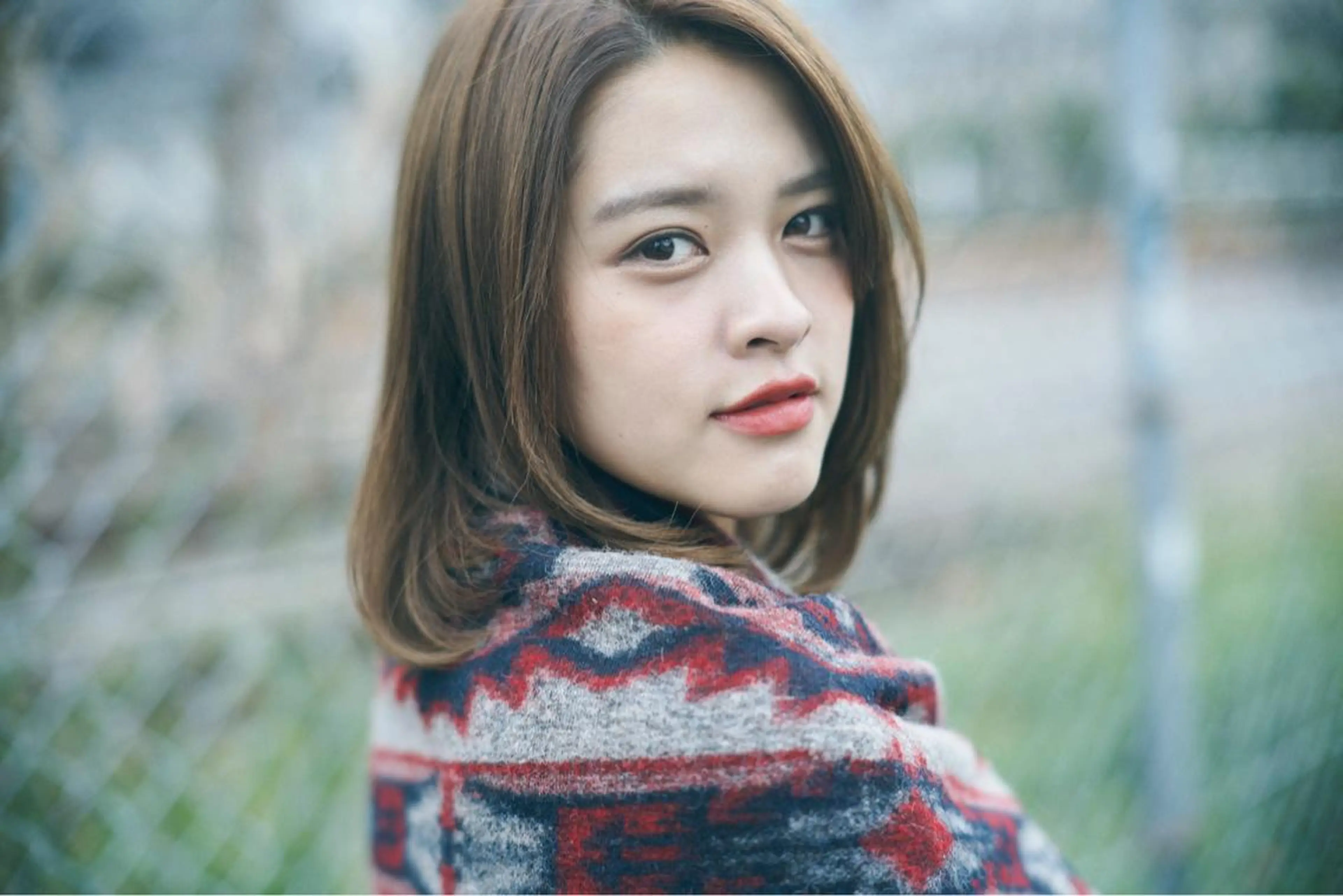 ミディアム カット ヘアカラー 縮毛矯正 トリートメント ヘッドスパ ＊くせ毛に特化＊ 【yun】のヘアスタイル