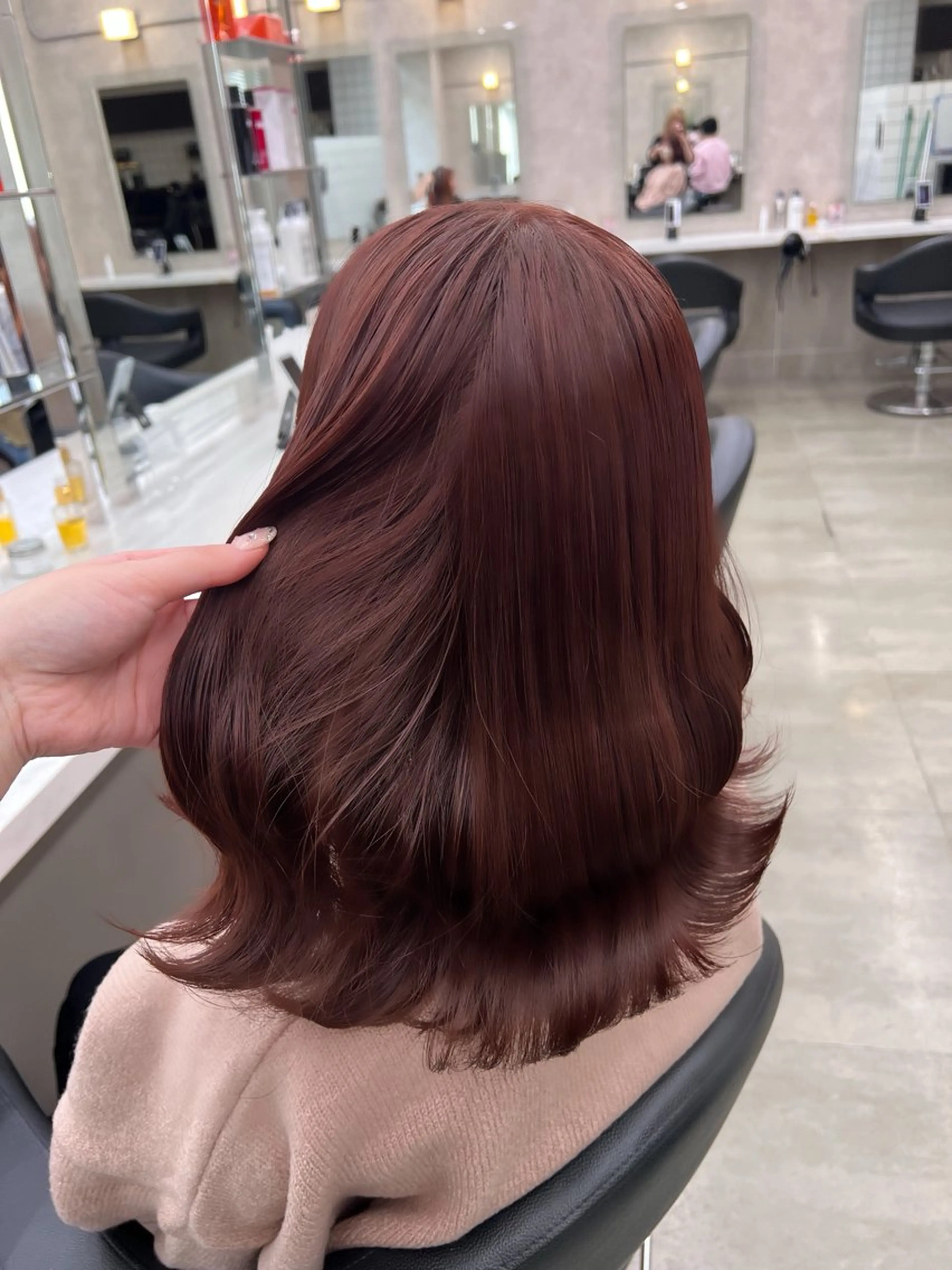 ミディアム カラー 💖札幌カラー 指名No.1💖玲奈のヘアスタイル