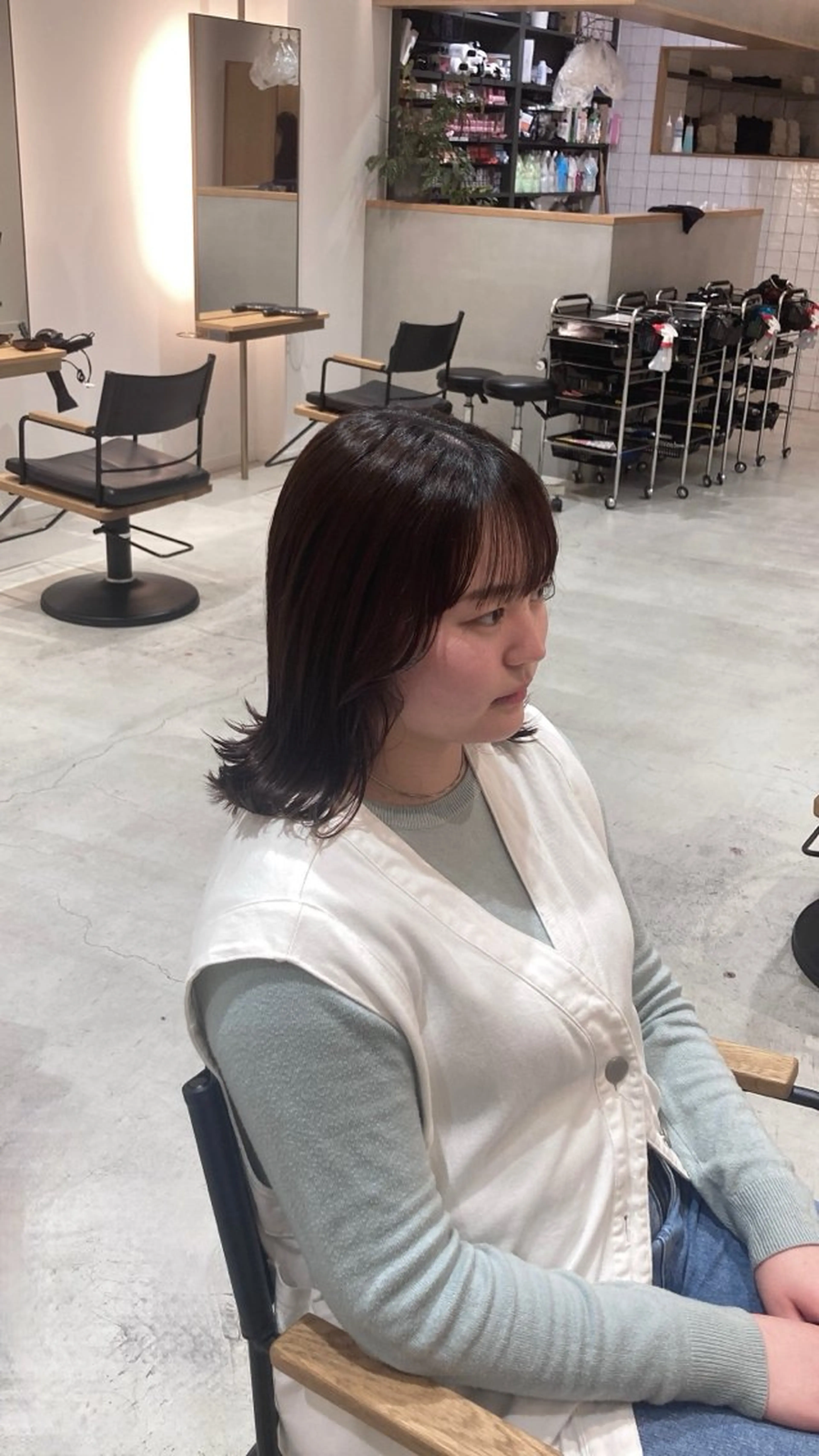 ミディアム 久野紗愛 【髪質改善　艶髪】のヘアスタイル