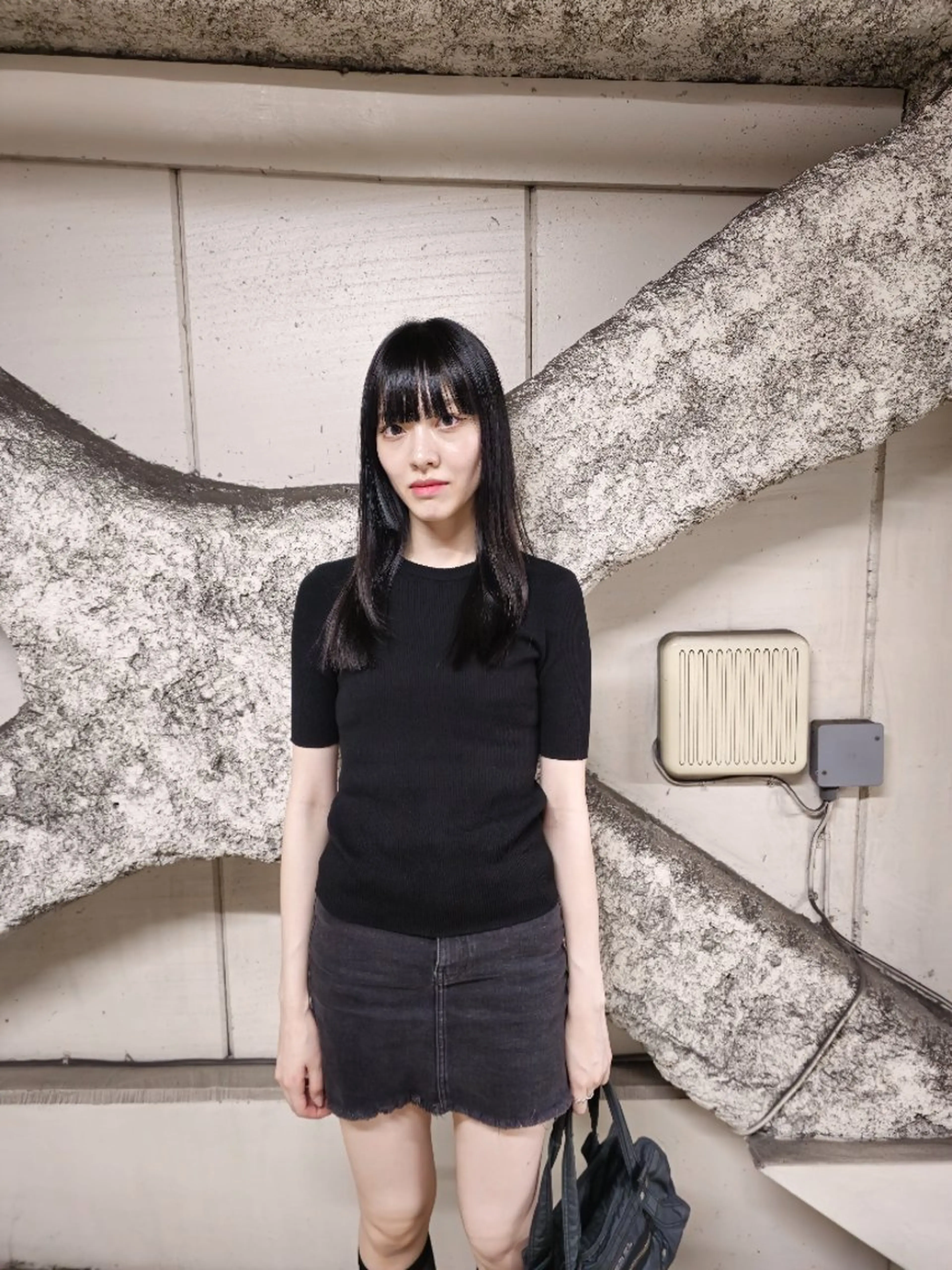 セミロング カラー OMA　 カタギシのヘアスタイル