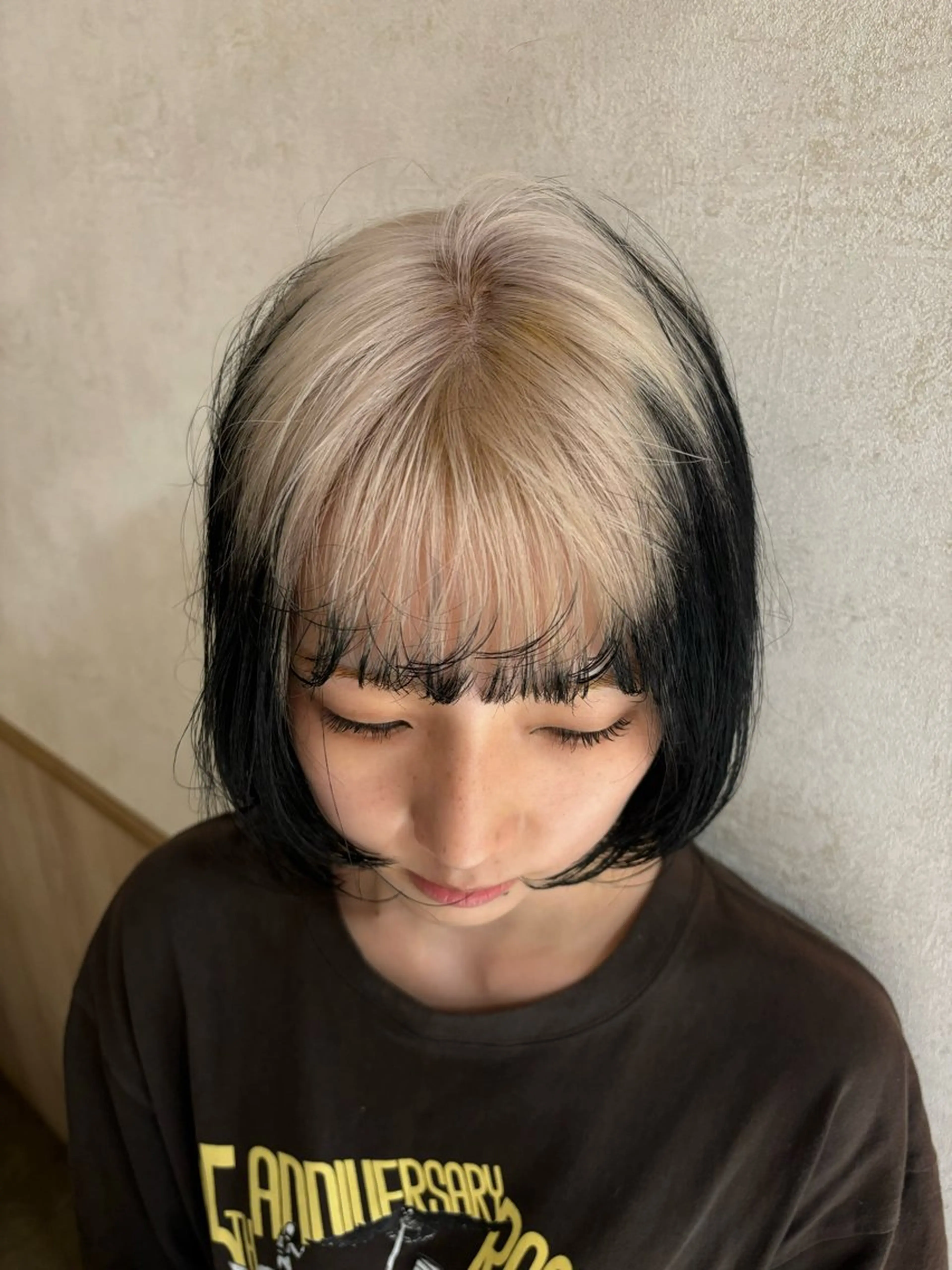 ミディアム カラー ヘアカラー izumi/ ボブ/パーマのヘアスタイル