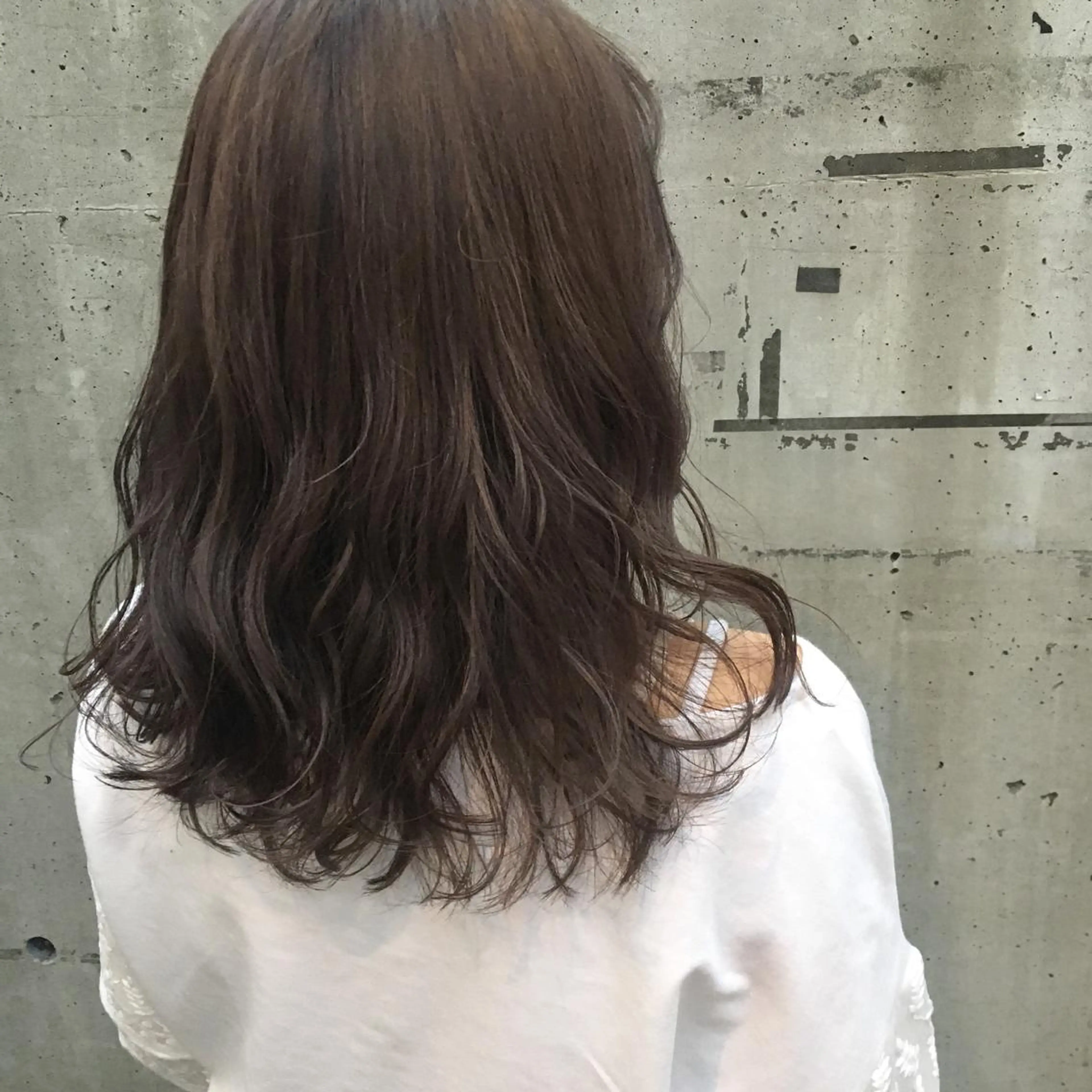 セミロング カラー ブラウンカラー マンツーマン美容師 立川　♡MIHO♡のヘアスタイル