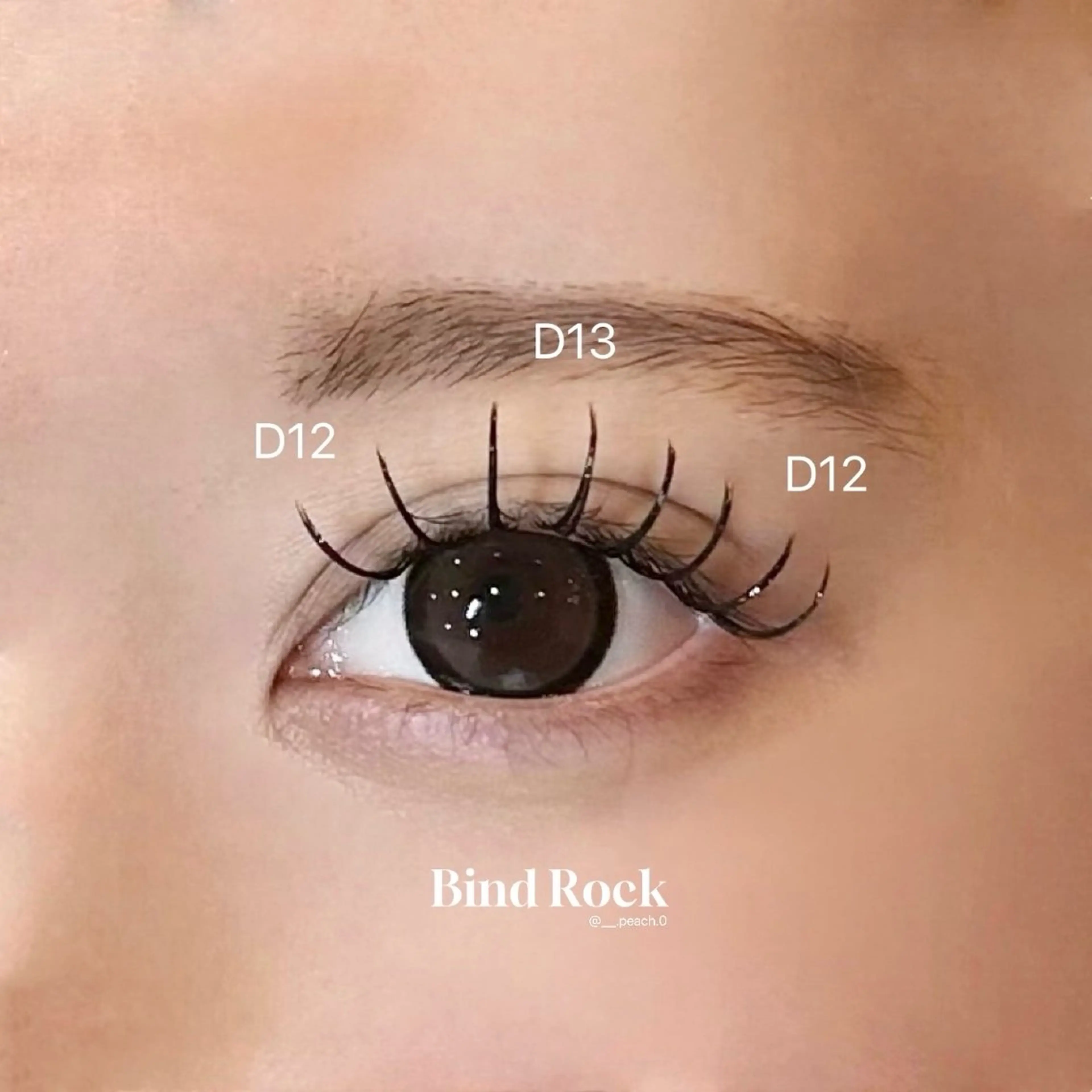 マツエク・マツパ 束感まつ毛 Olivia 村上のマツエク・マツパデザイン