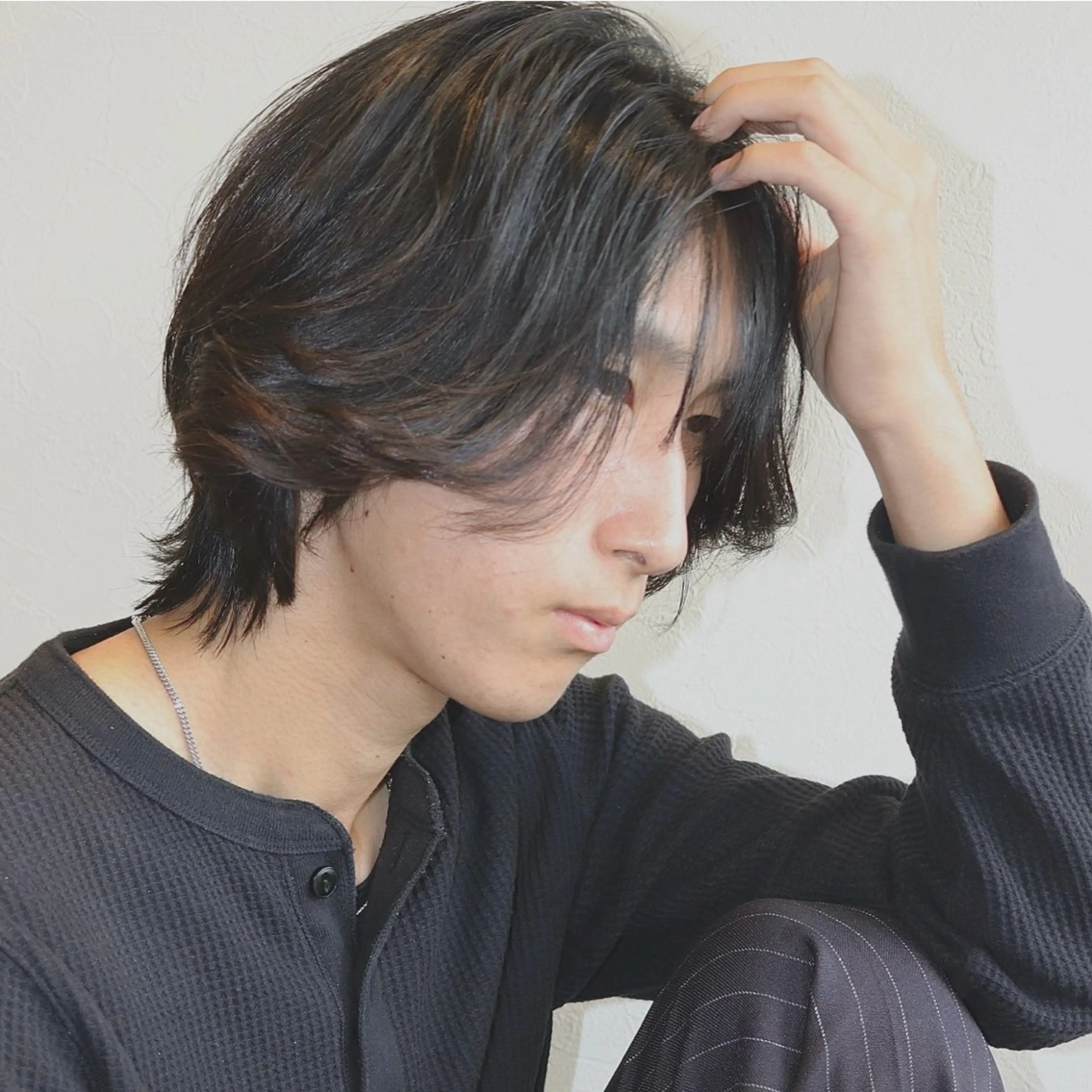 パーマ メンズ メンズパーマ ニュアンスパーマ カット パーマ 安部 真弘のヘアスタイル