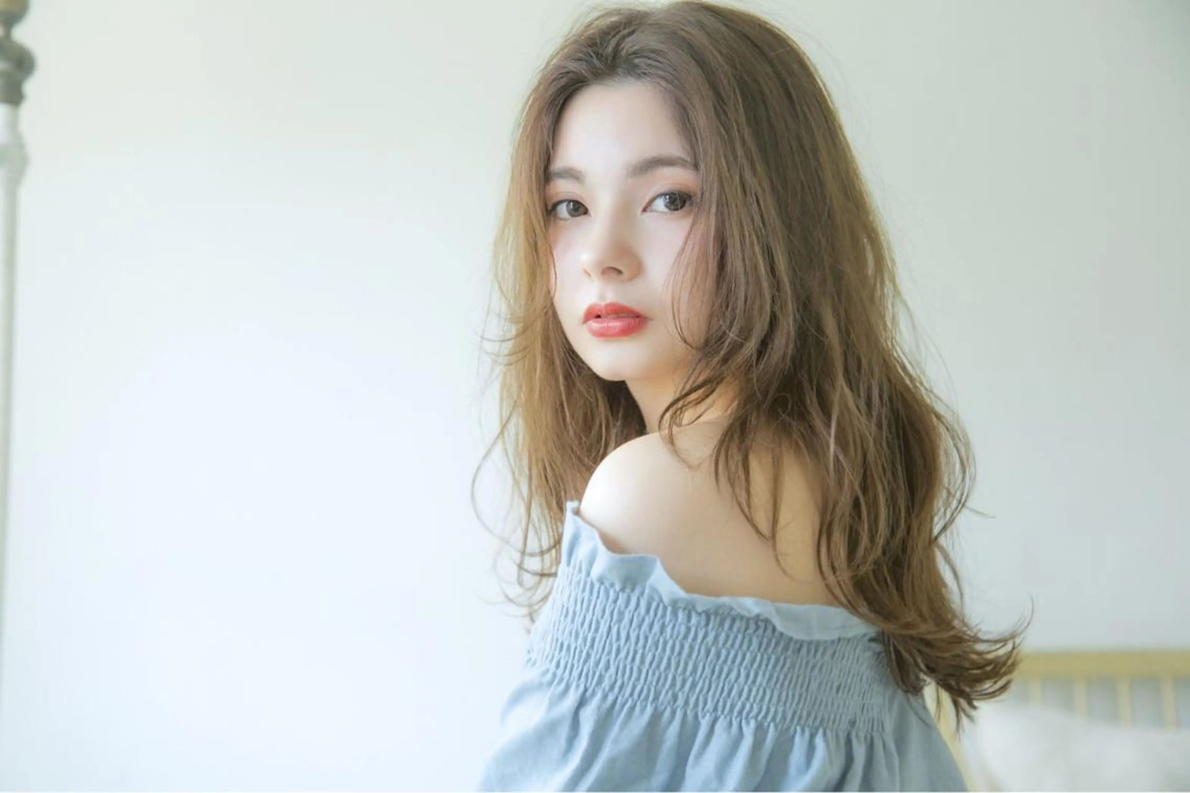 セミロング マンツーマン施術 山口つよしのヘアスタイル