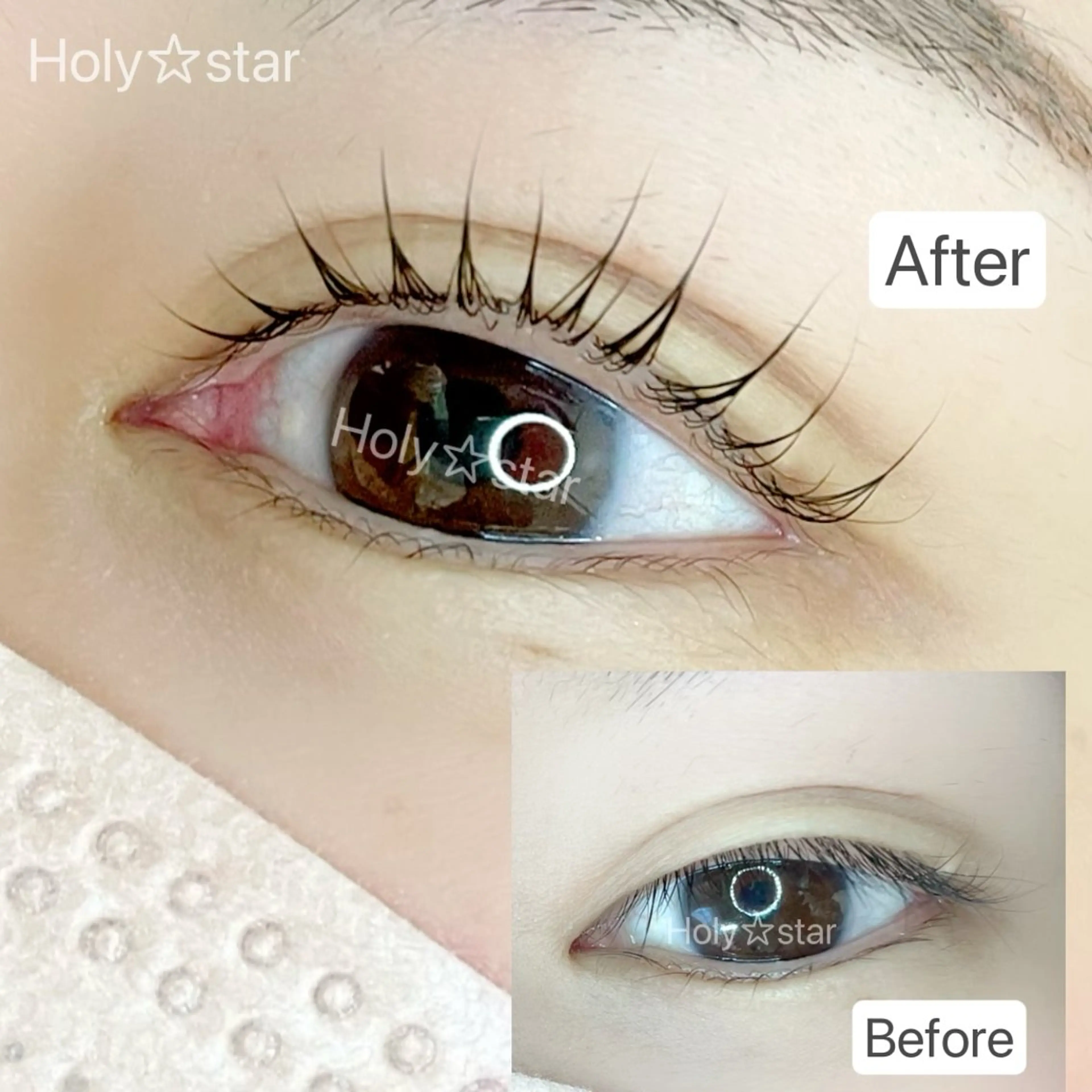 マツエク・マツパ 一重×まつ毛パーマ Holy☆star 【ホーリースター】のマツエク・マツパデザイン