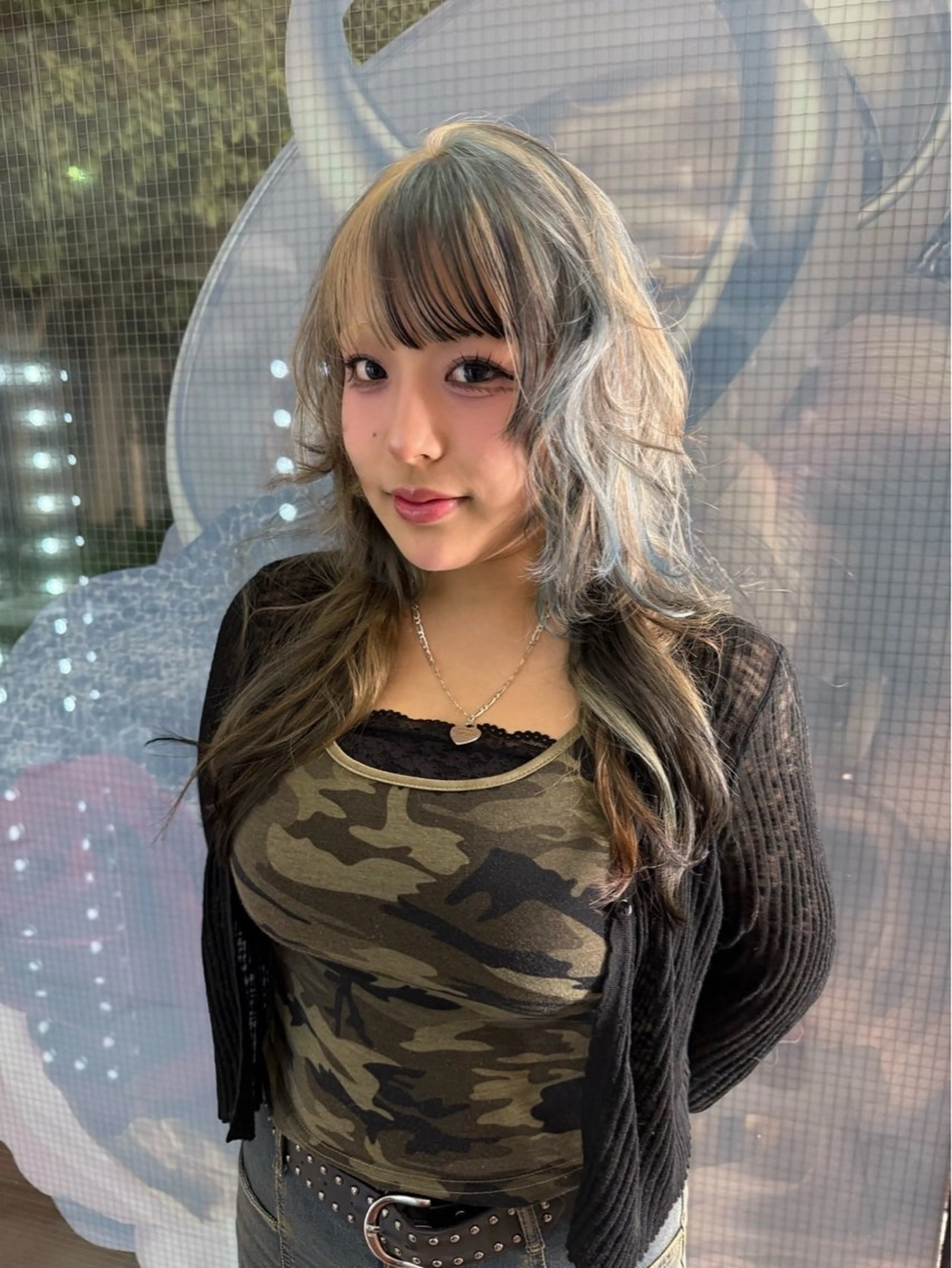 ロング カラー ヘアカラー @kyoniyy KYONIのヘアスタイル