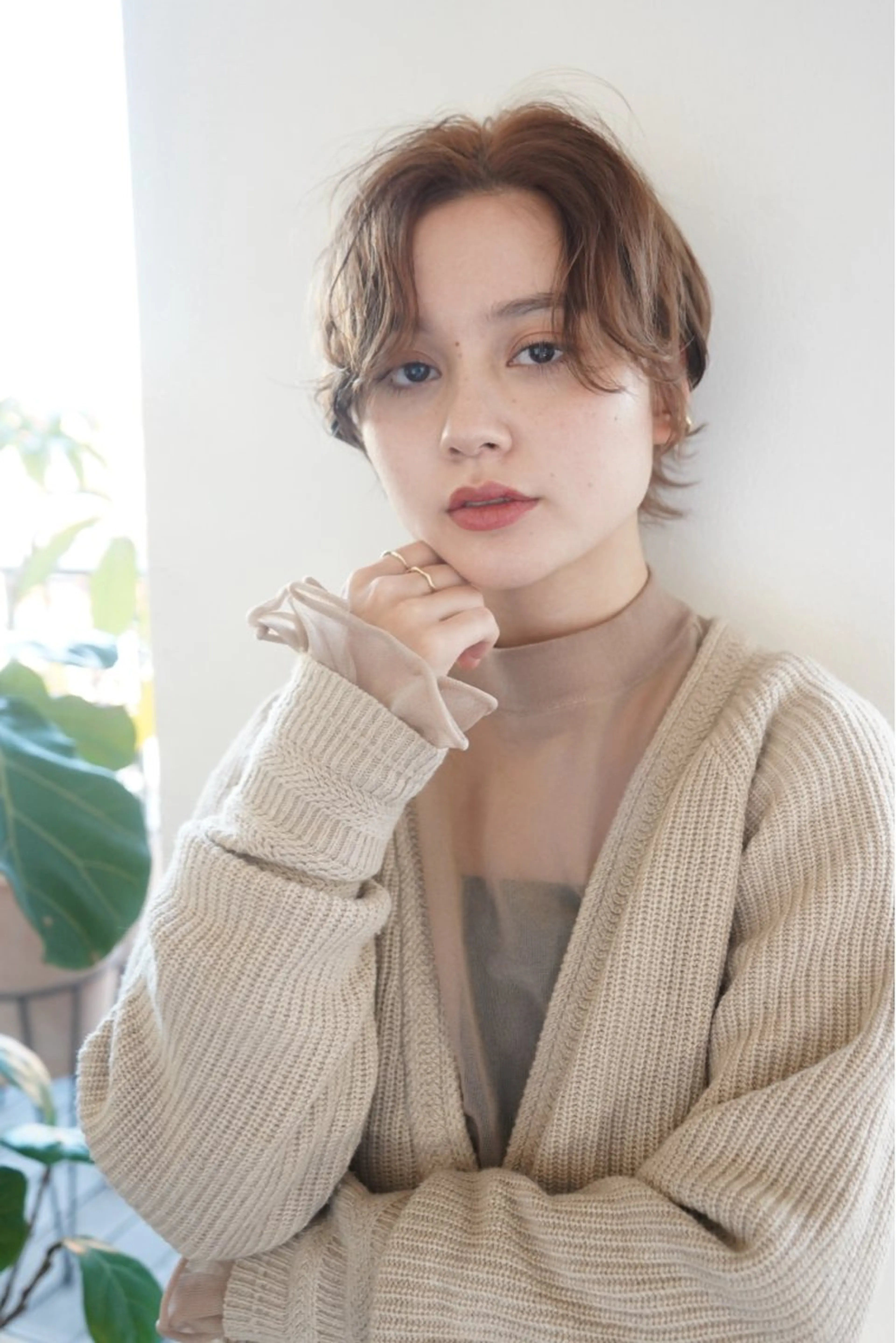 ショート ダメージレス◎東区/ 艶カラー💫/斉藤拓のヘアスタイル