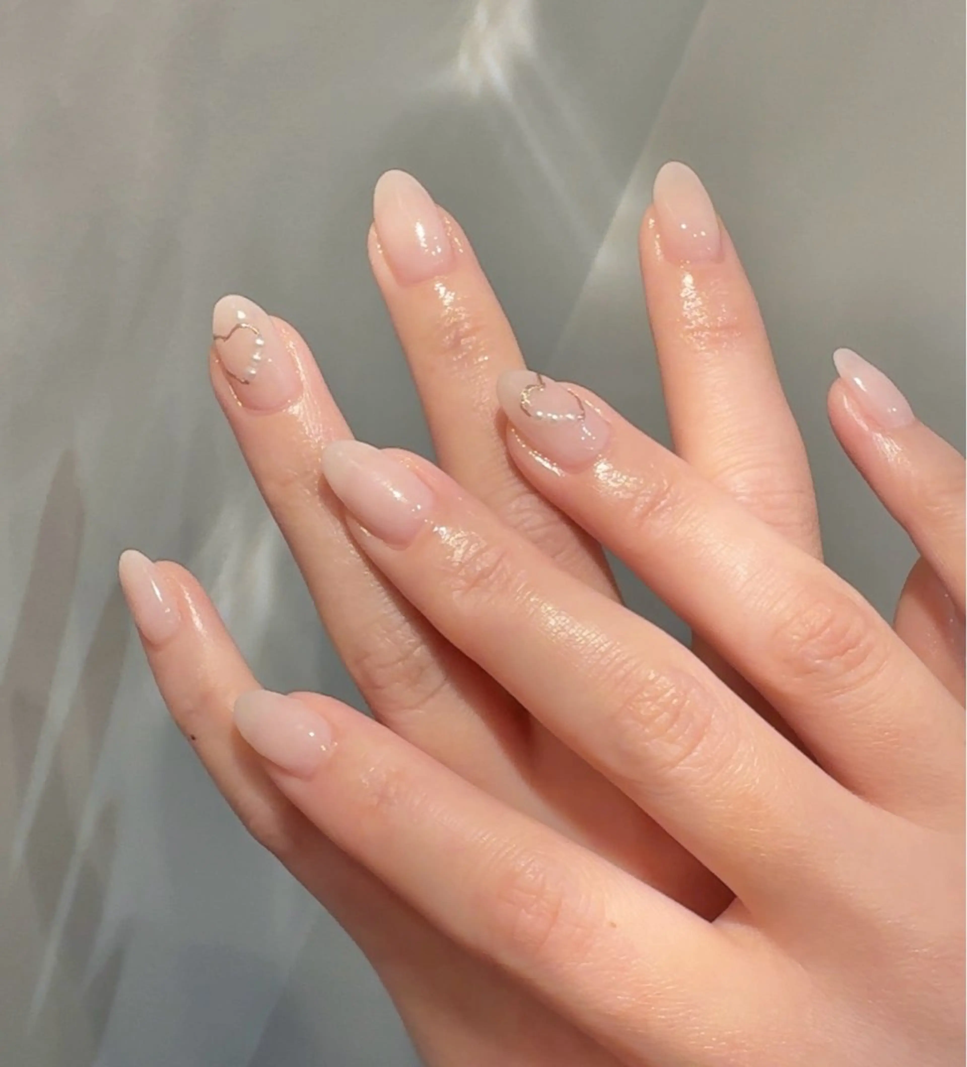 ネイル オフィスネイル パープル nail LATTE所属・nail Latteのネイルデザイン